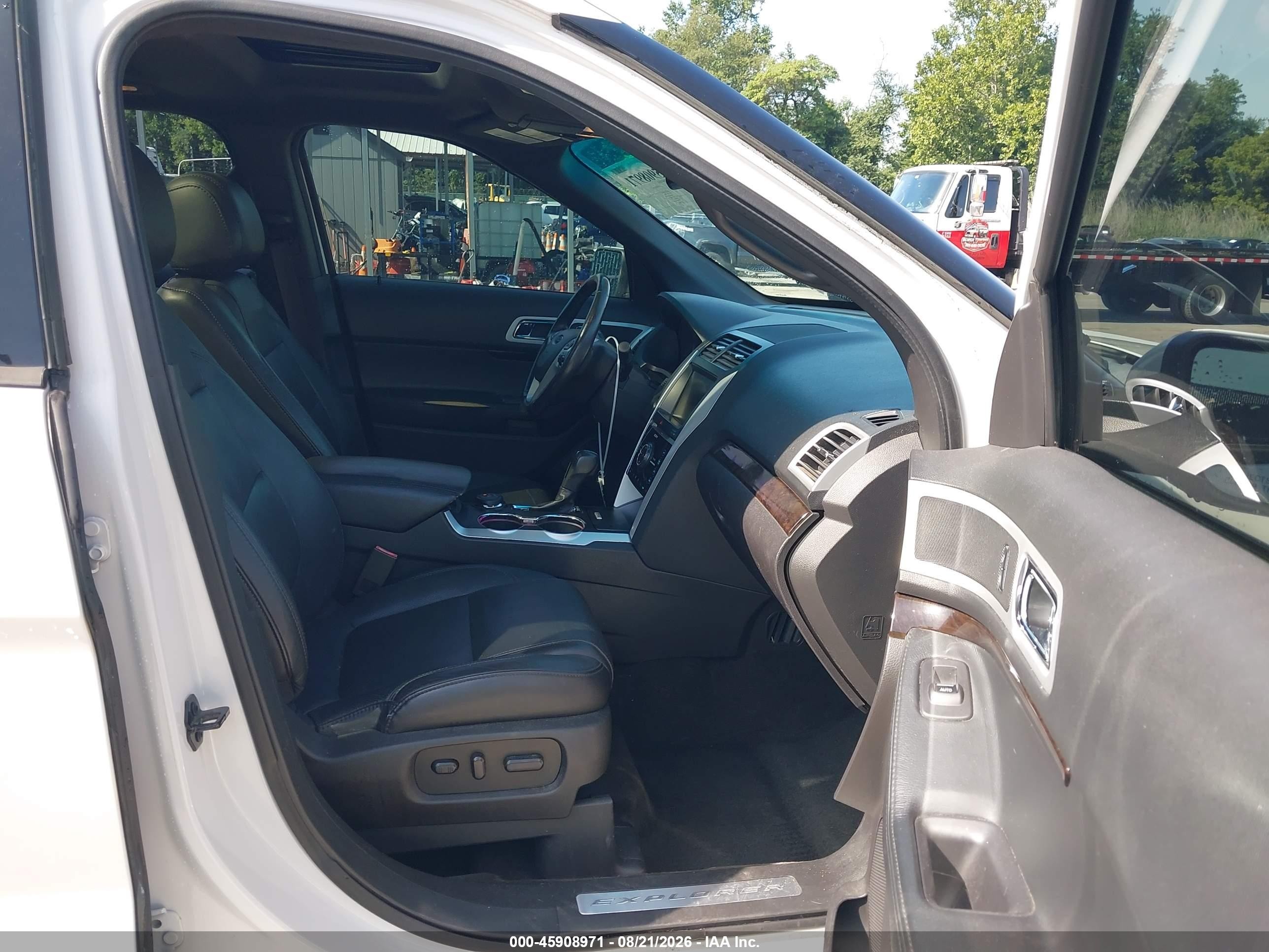 2015 Ford Explorer Limited Белый vin: 1FM5K8F84FGC17722