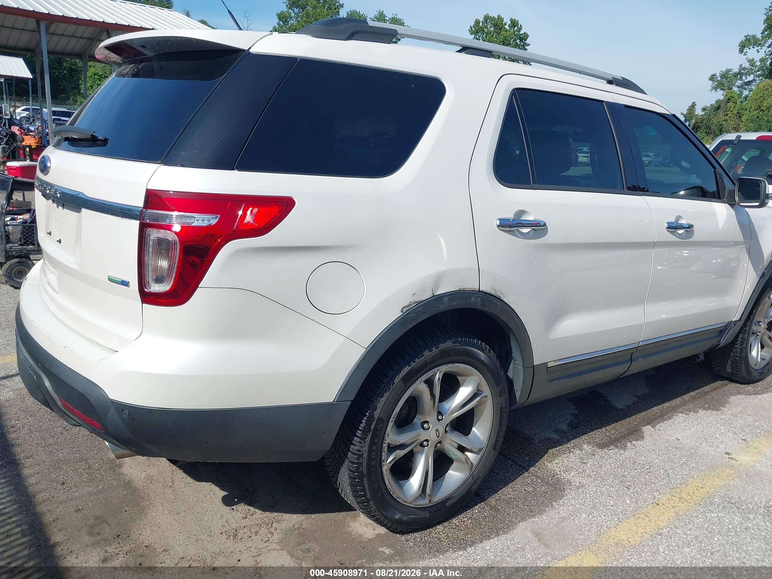 2015 Ford Explorer Limited Белый vin: 1FM5K8F84FGC17722