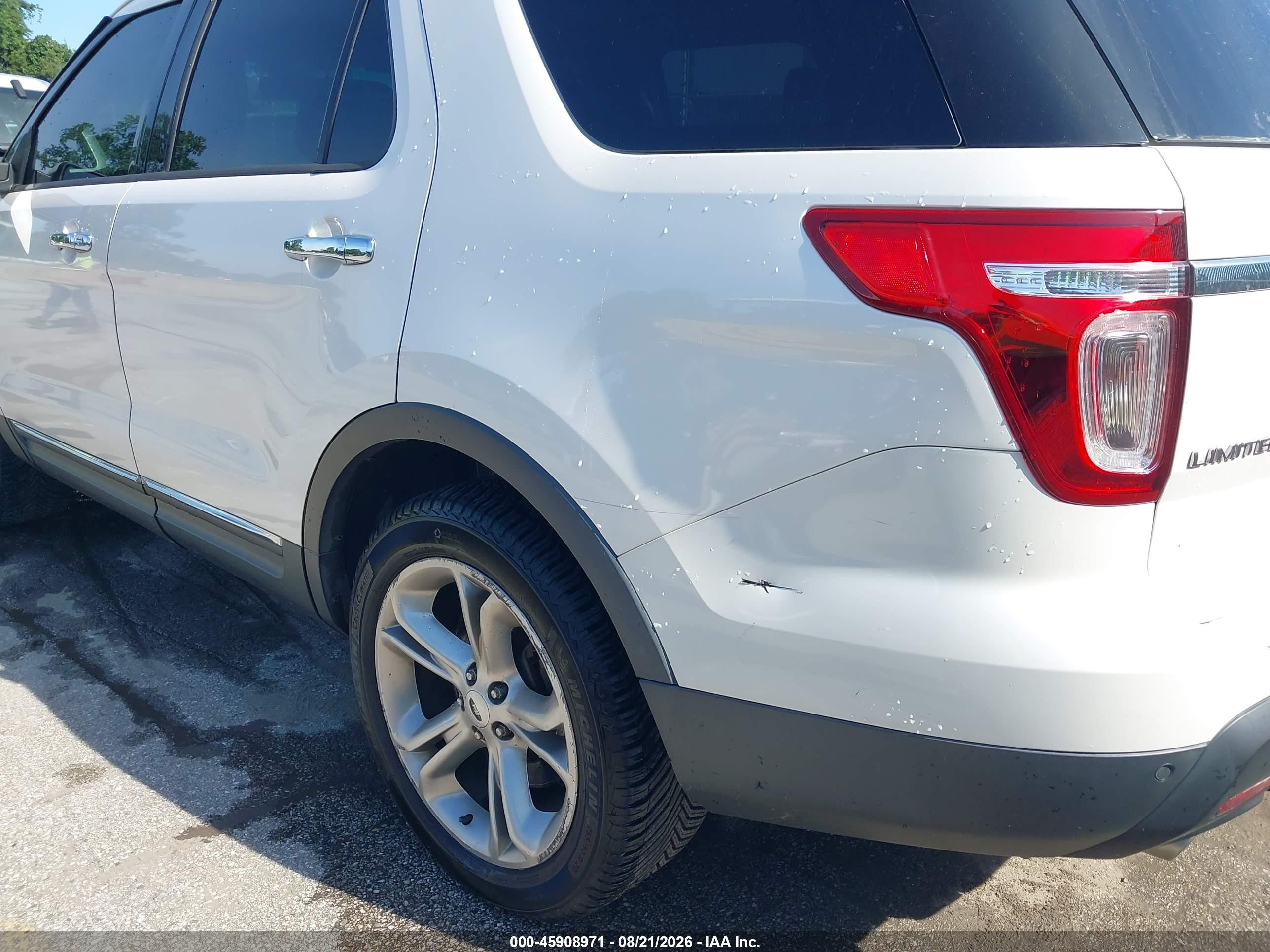 2015 Ford Explorer Limited Белый vin: 1FM5K8F84FGC17722