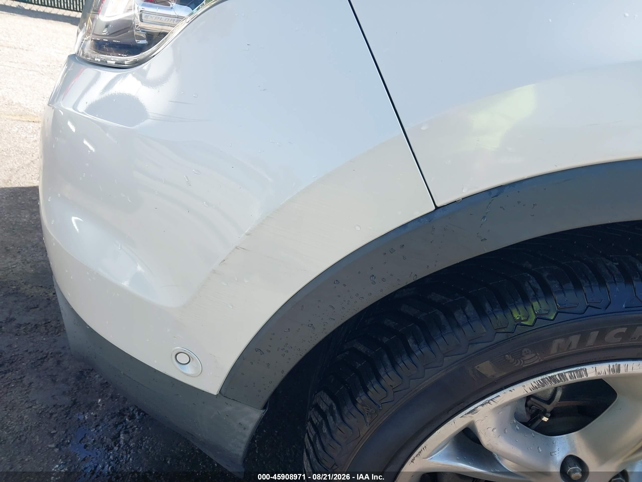 2015 Ford Explorer Limited Белый vin: 1FM5K8F84FGC17722