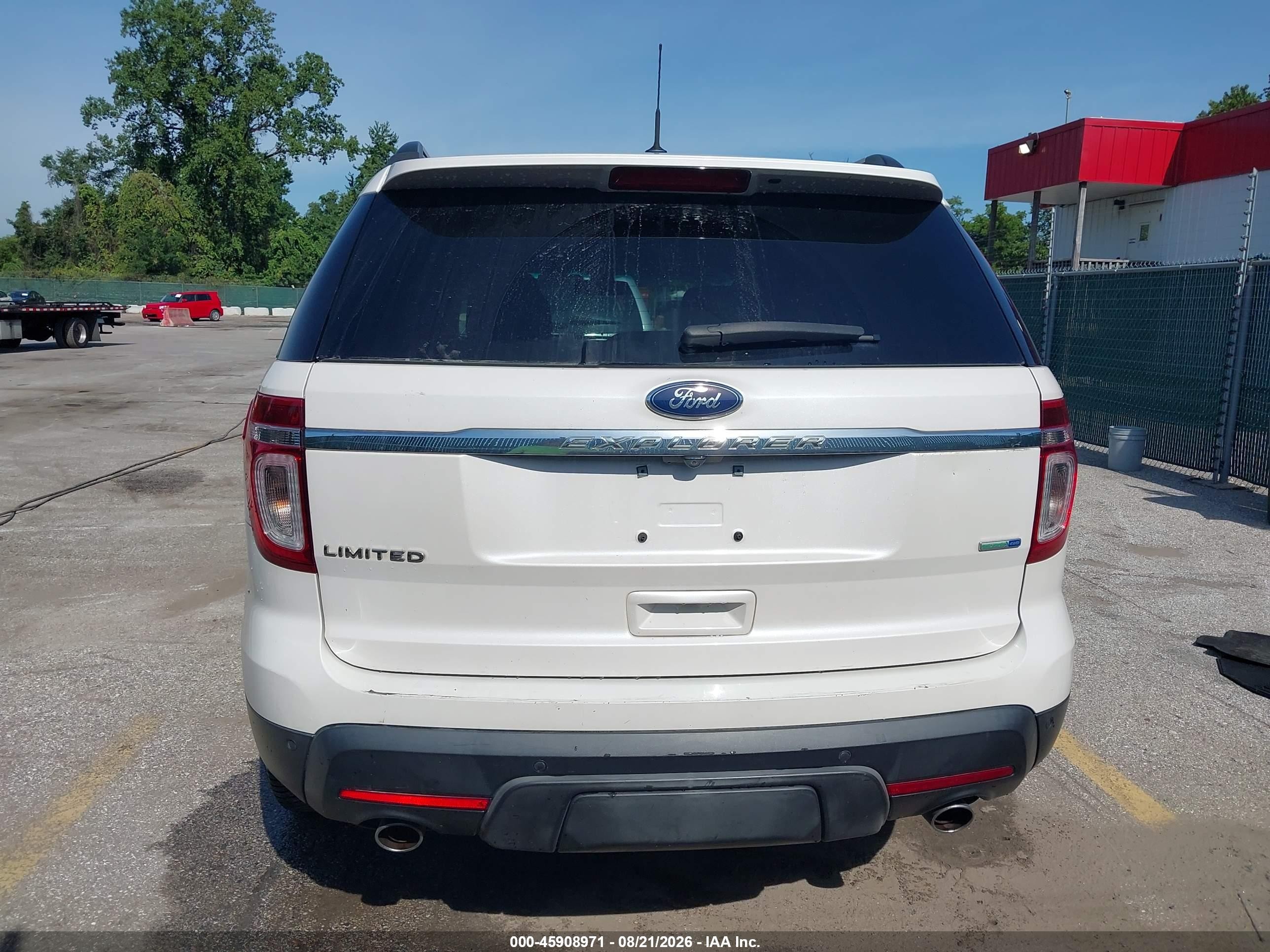 2015 Ford Explorer Limited Белый vin: 1FM5K8F84FGC17722