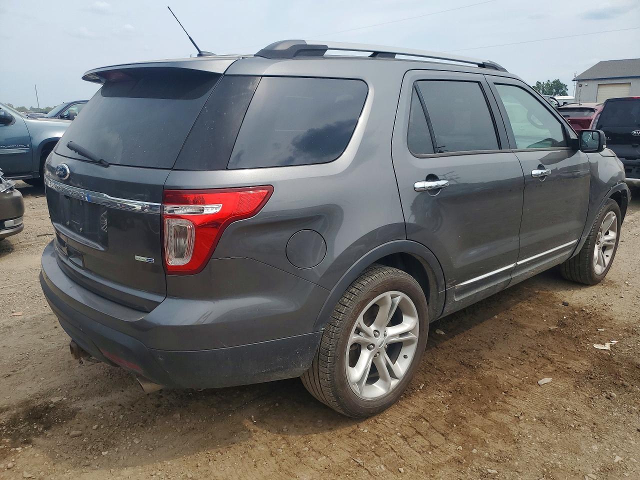 2015 Ford Explorer Limited Серый vin: 1FM5K8F84FGC17879