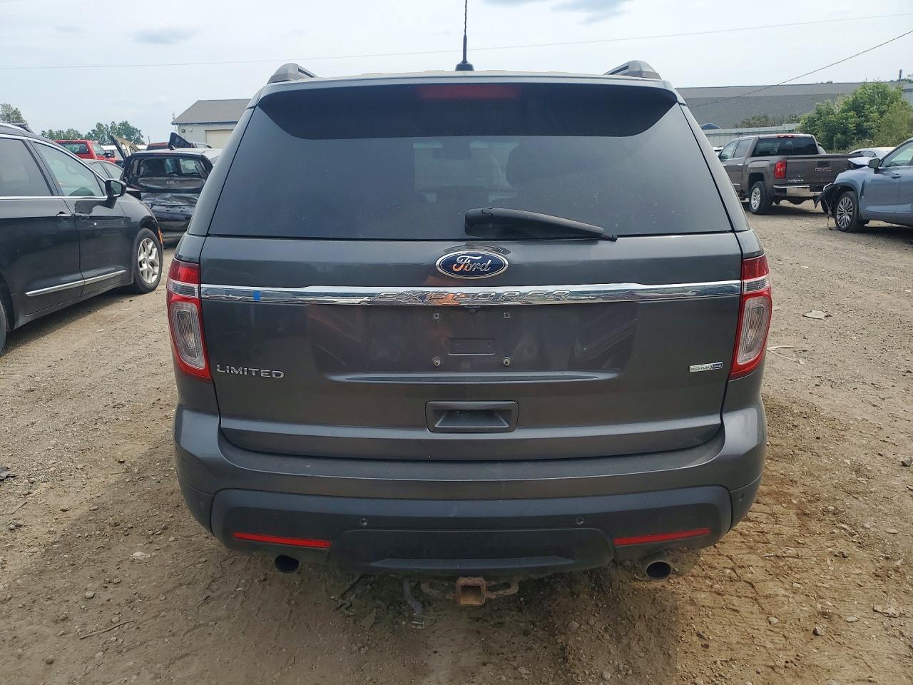 2015 Ford Explorer Limited Серый vin: 1FM5K8F84FGC17879