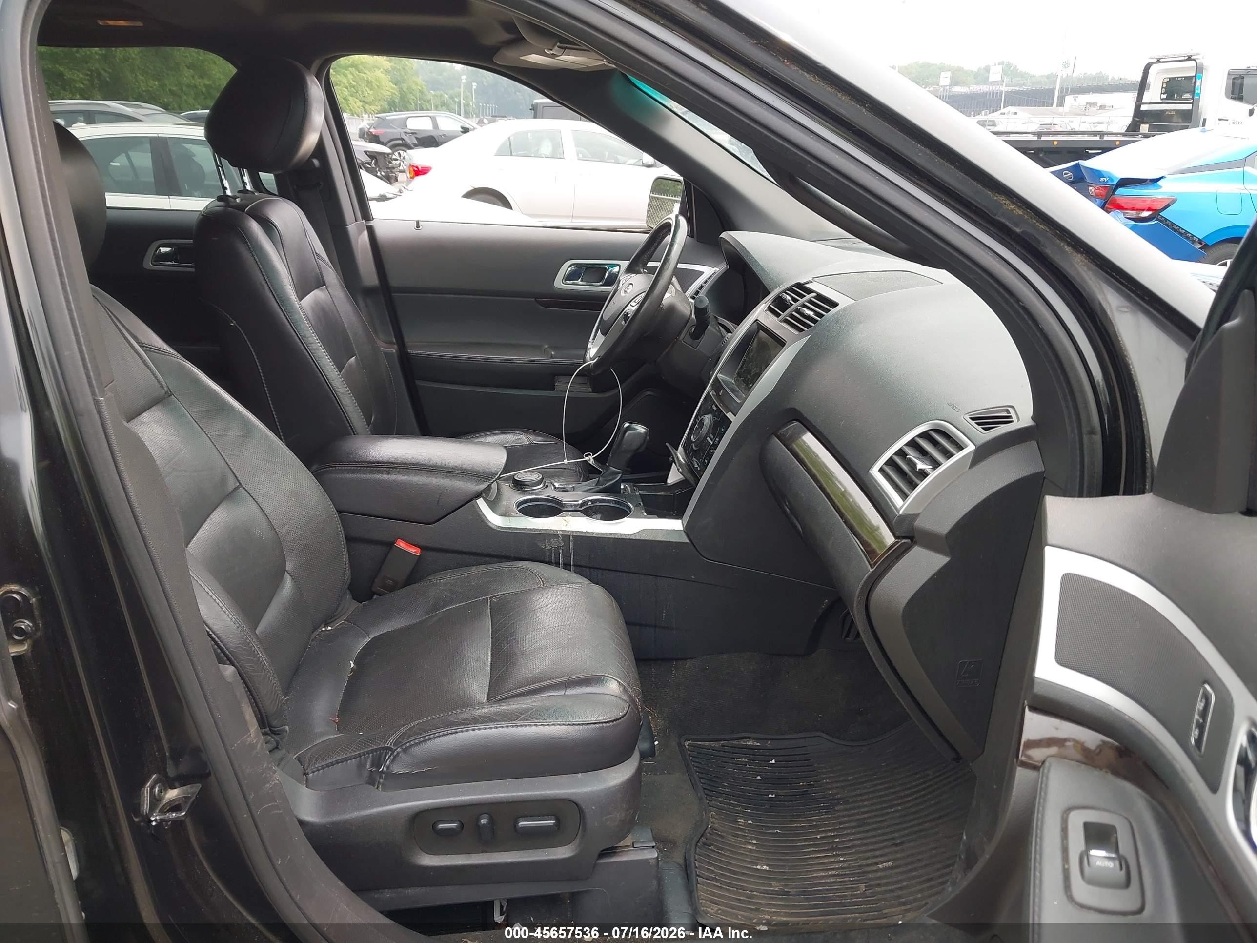2015 Ford Explorer Limited Black vin: 1FM5K8F84FGC20863