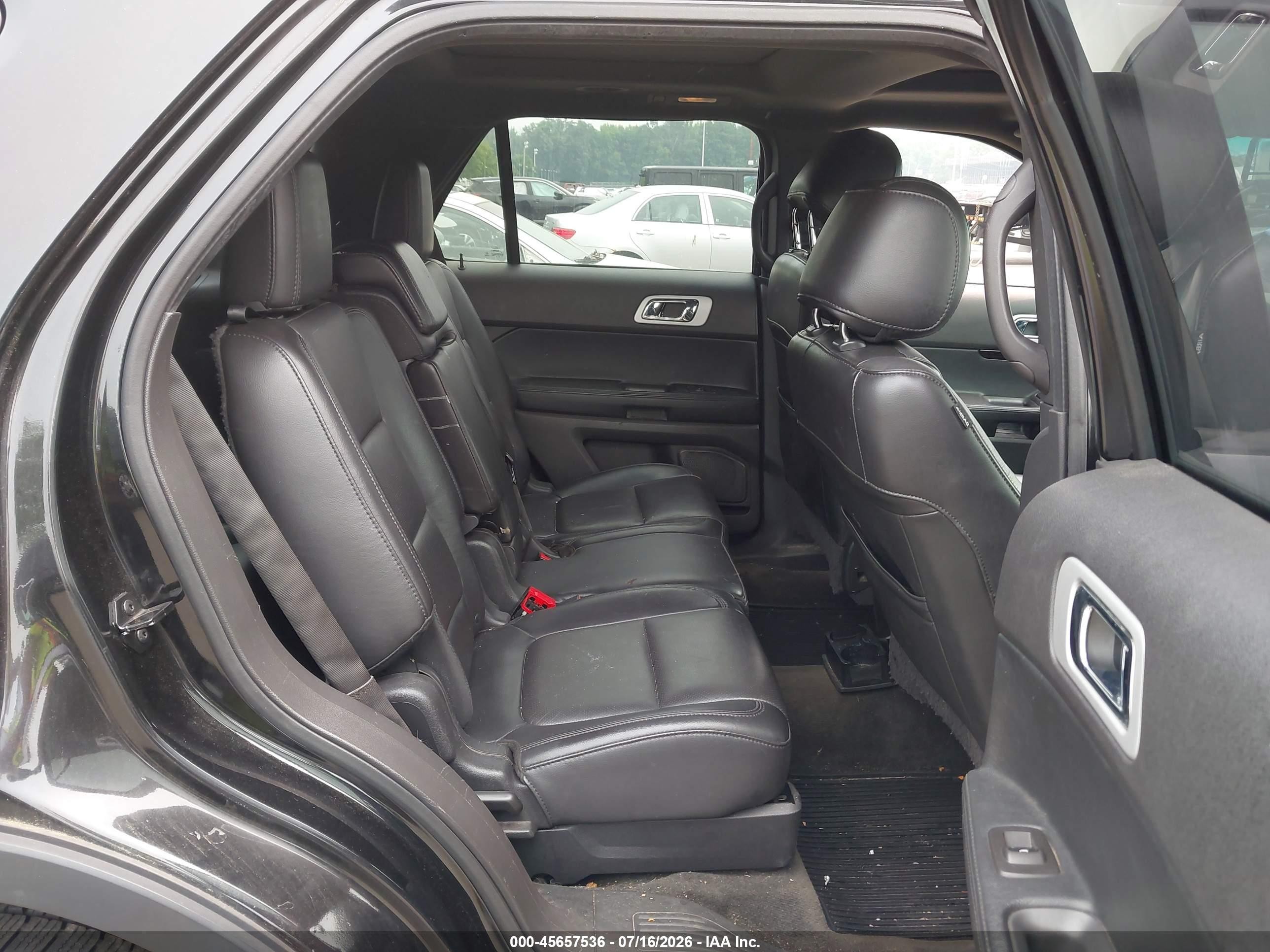 2015 Ford Explorer Limited Black vin: 1FM5K8F84FGC20863