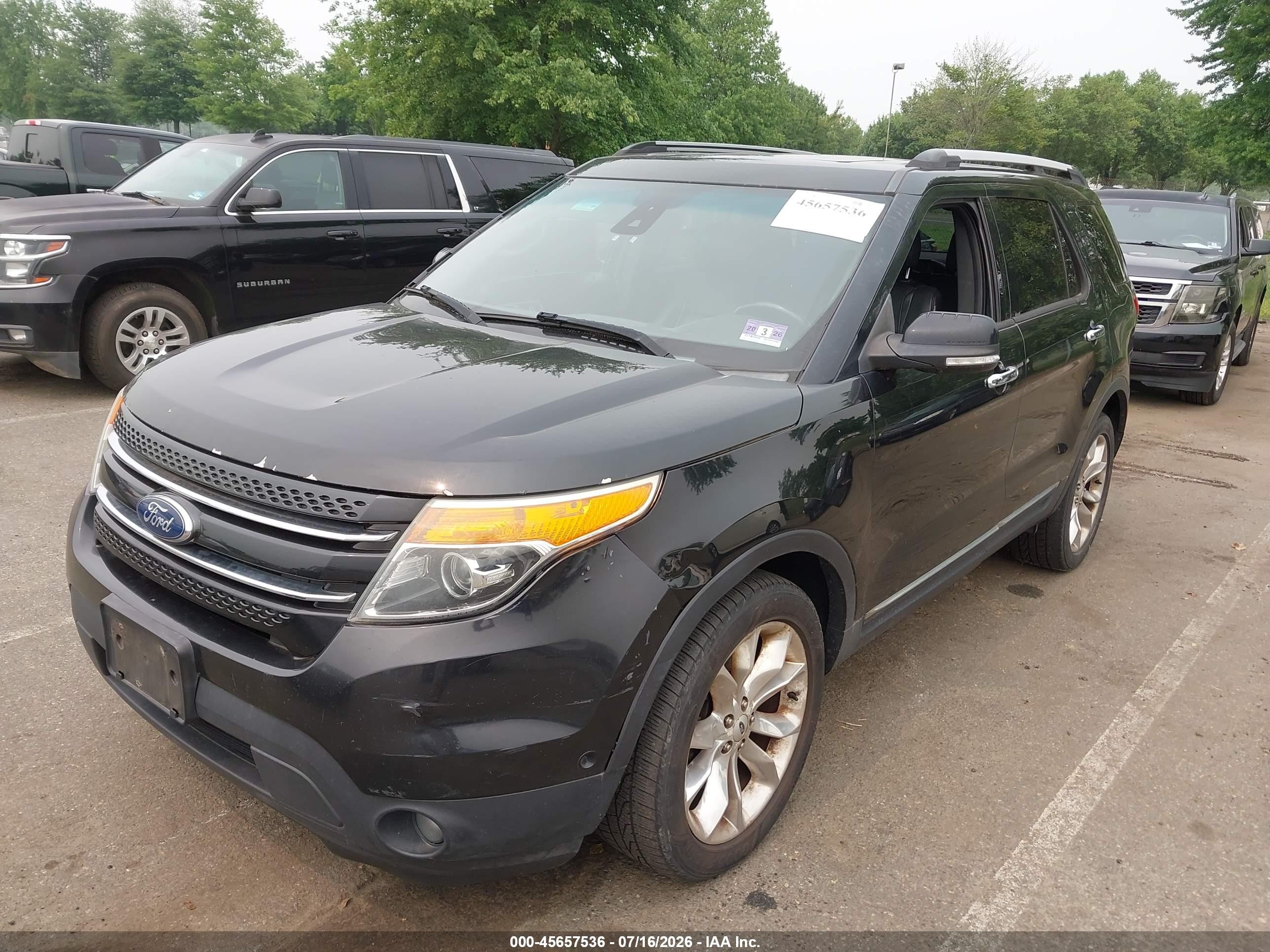 2015 Ford Explorer Limited Black vin: 1FM5K8F84FGC20863