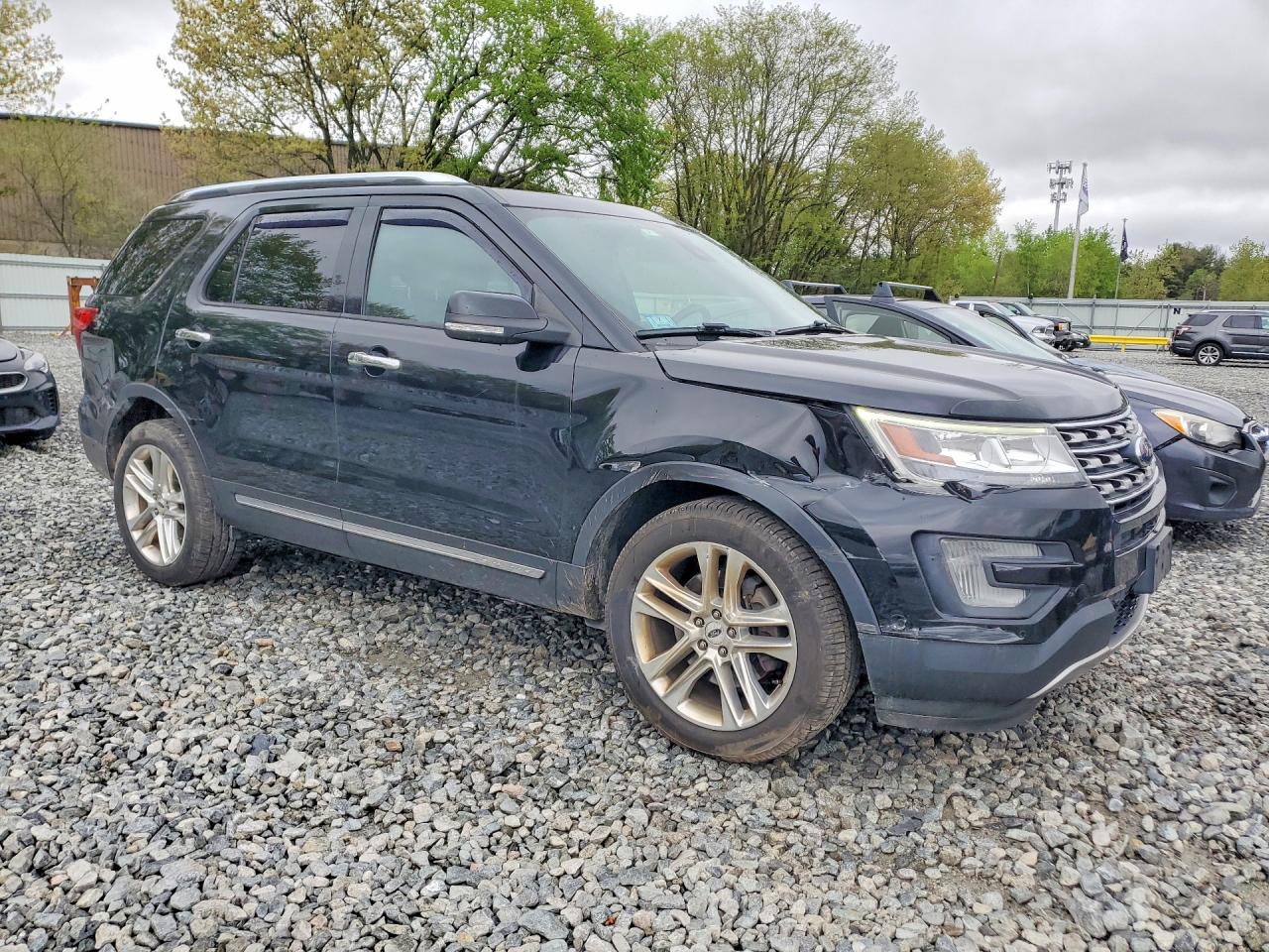 2017 Ford Explorer Limited Black vin: 1FM5K8F84HGE31192