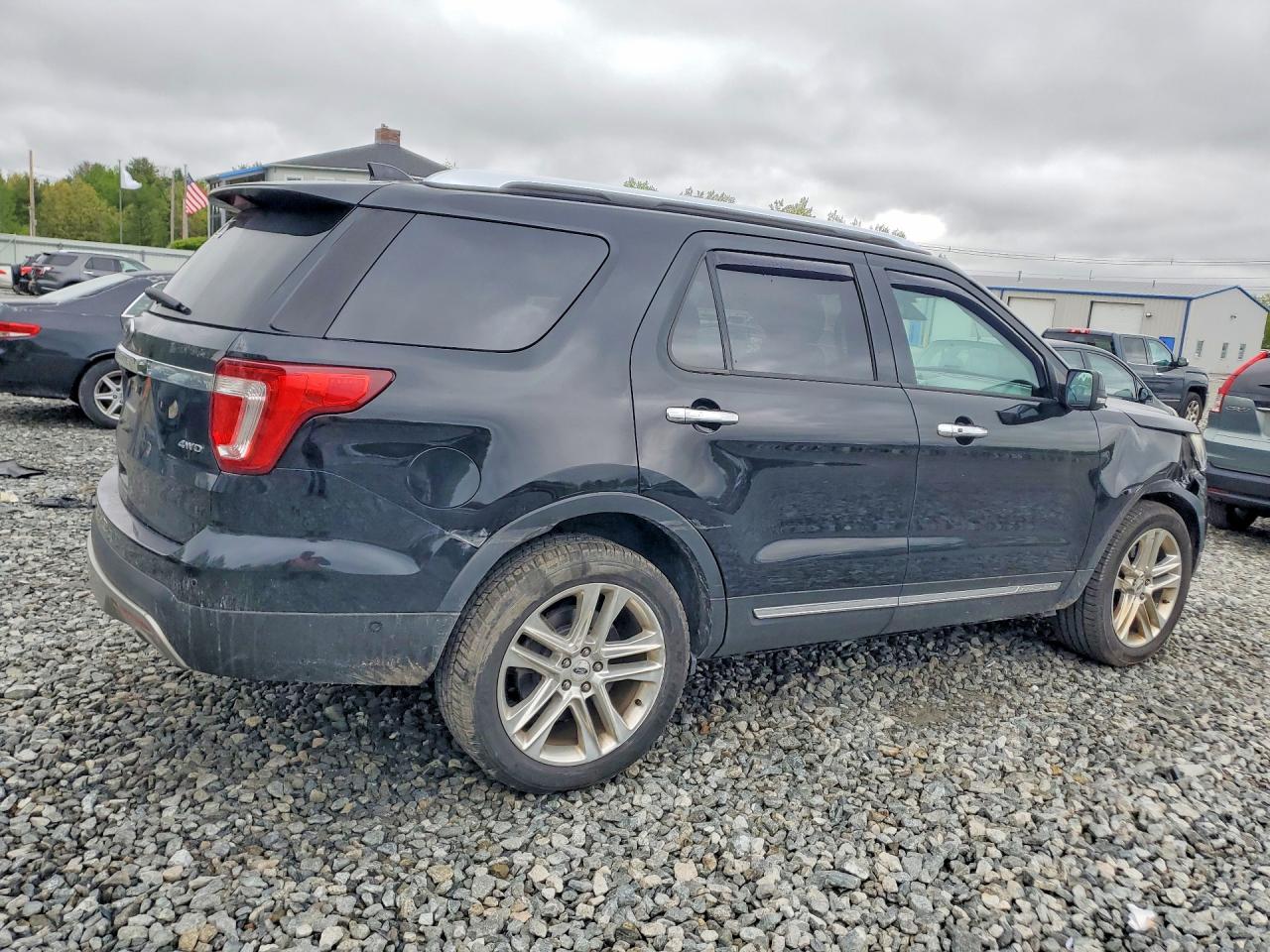 2017 Ford Explorer Limited Black vin: 1FM5K8F84HGE31192
