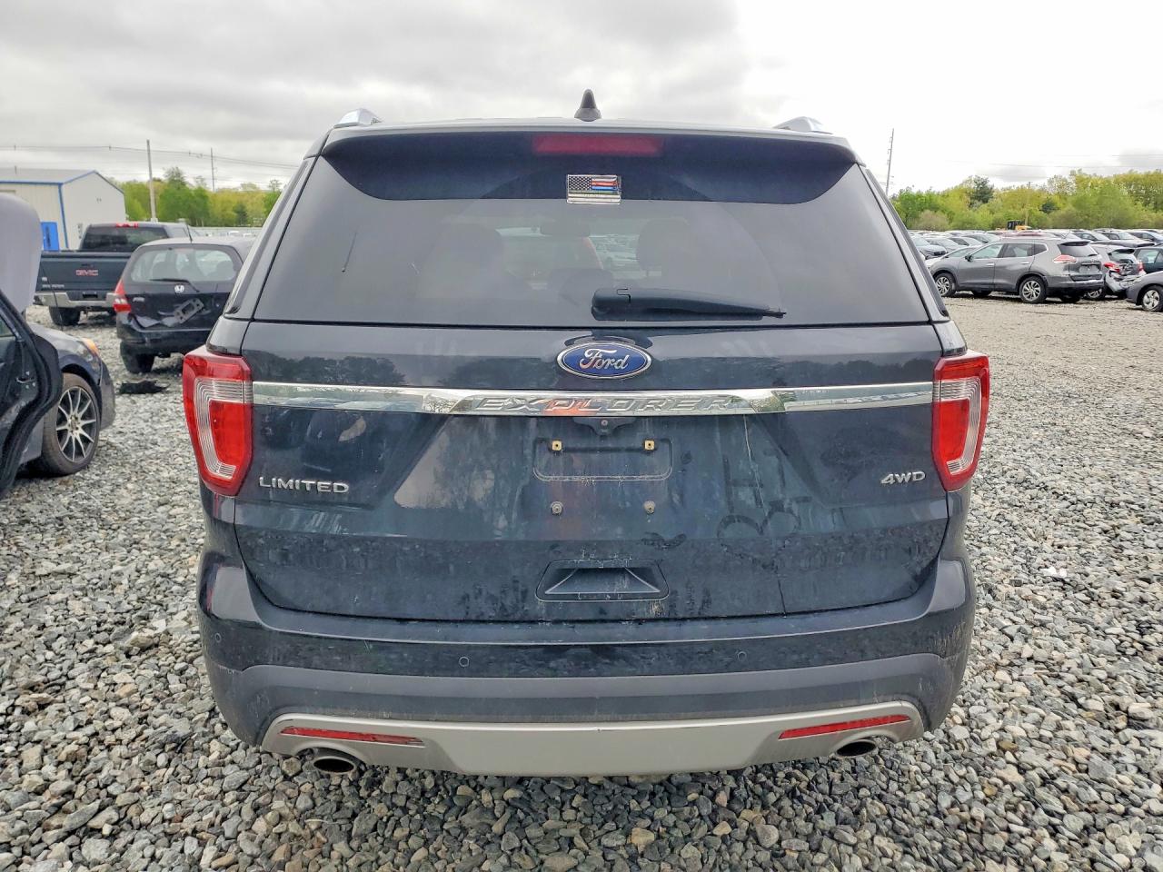 2017 Ford Explorer Limited Black vin: 1FM5K8F84HGE31192
