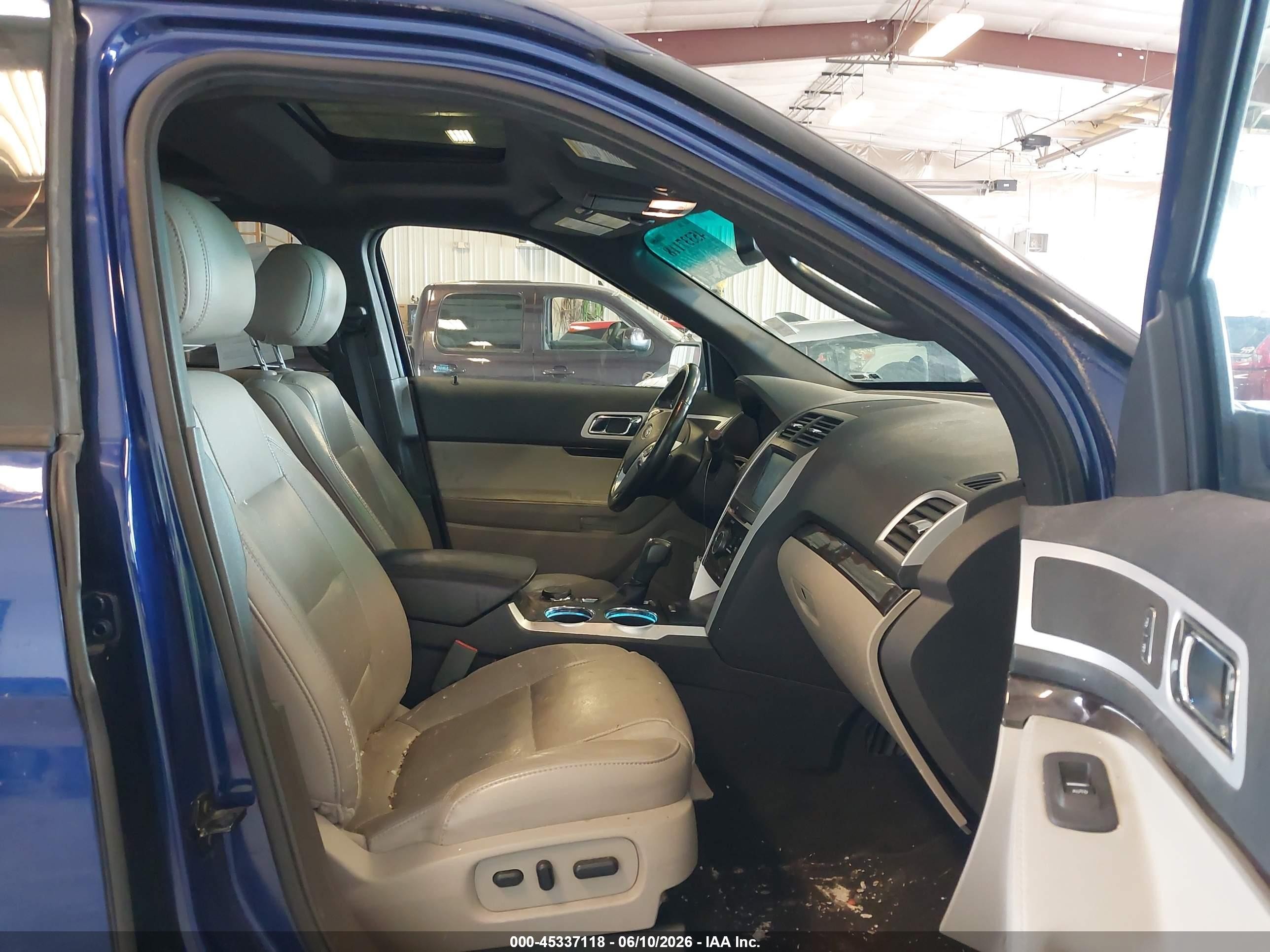 2013 Ford Explorer Limited Blue vin: 1FM5K8F85DGA25111