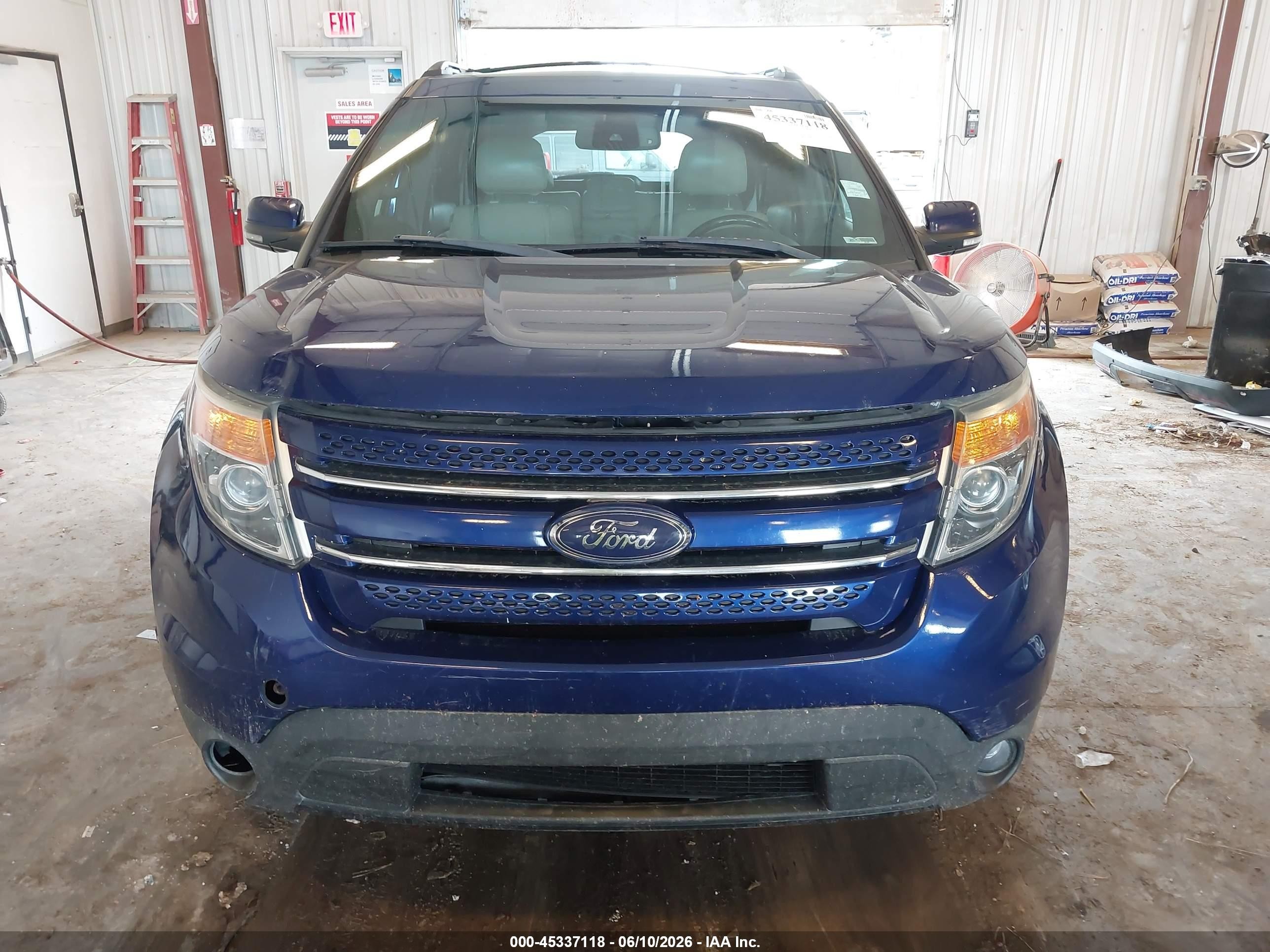 2013 Ford Explorer Limited Blue vin: 1FM5K8F85DGA25111