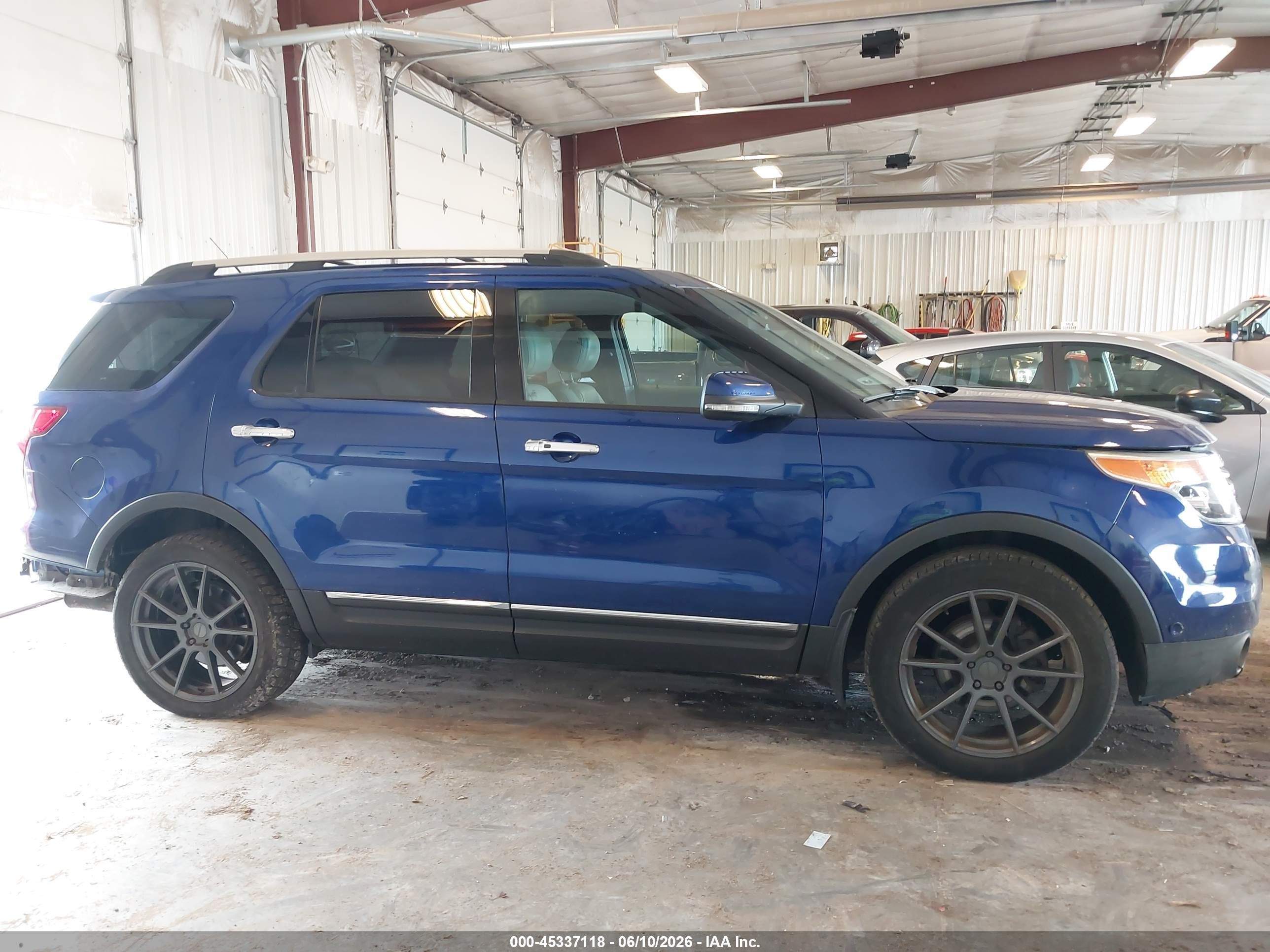 2013 Ford Explorer Limited Blue vin: 1FM5K8F85DGA25111
