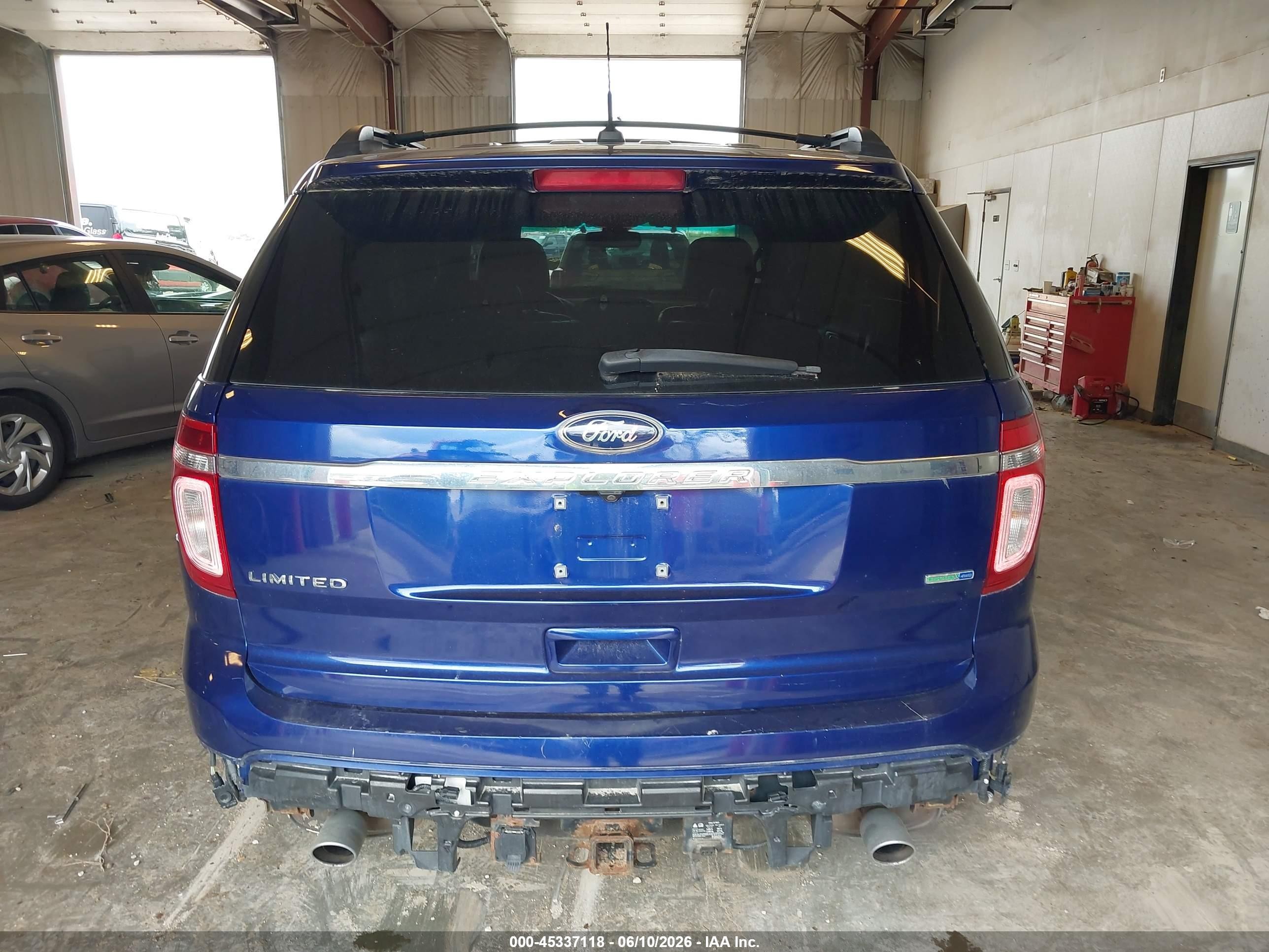 2013 Ford Explorer Limited Blue vin: 1FM5K8F85DGA25111