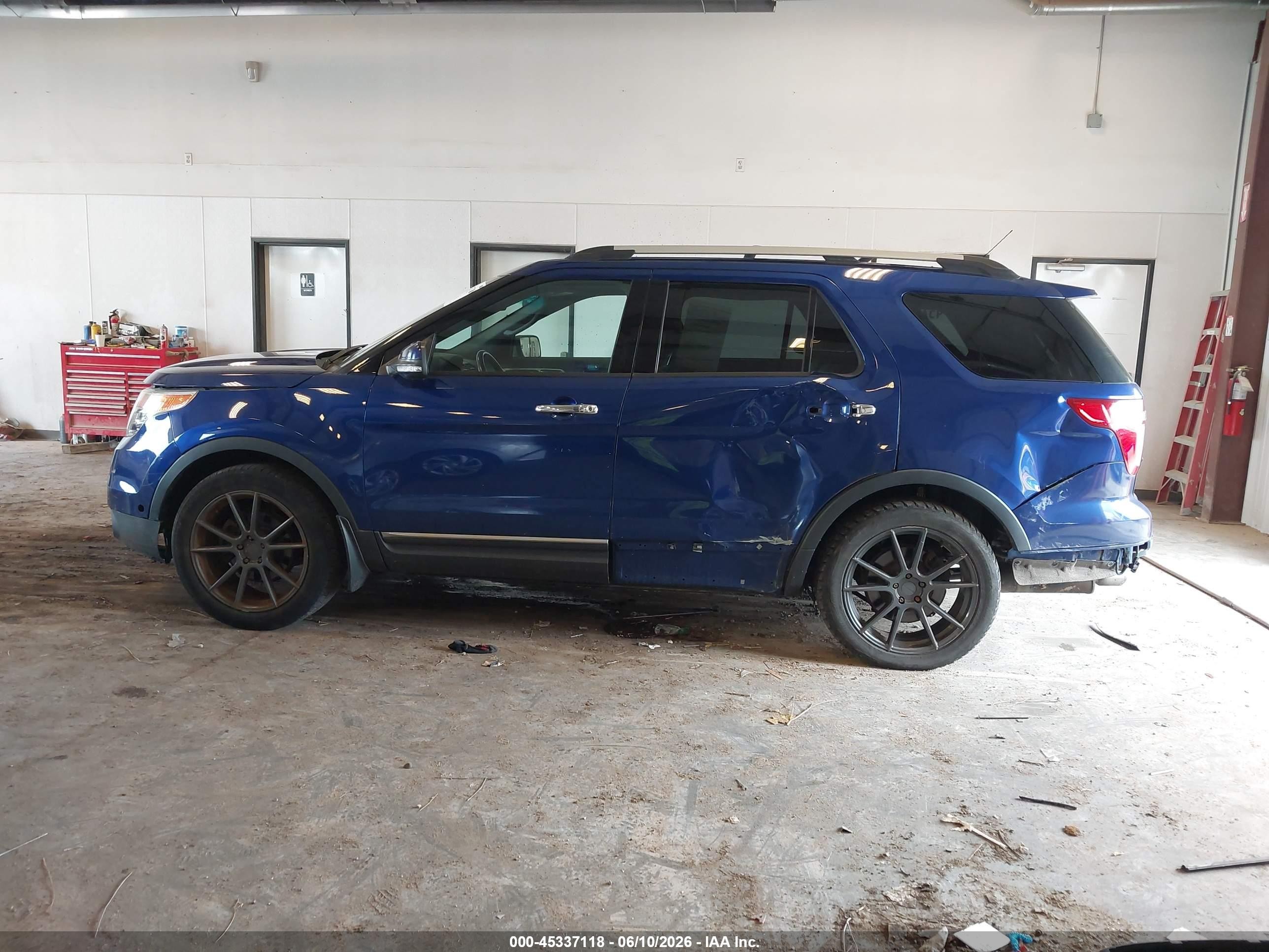 2013 Ford Explorer Limited Blue vin: 1FM5K8F85DGA25111