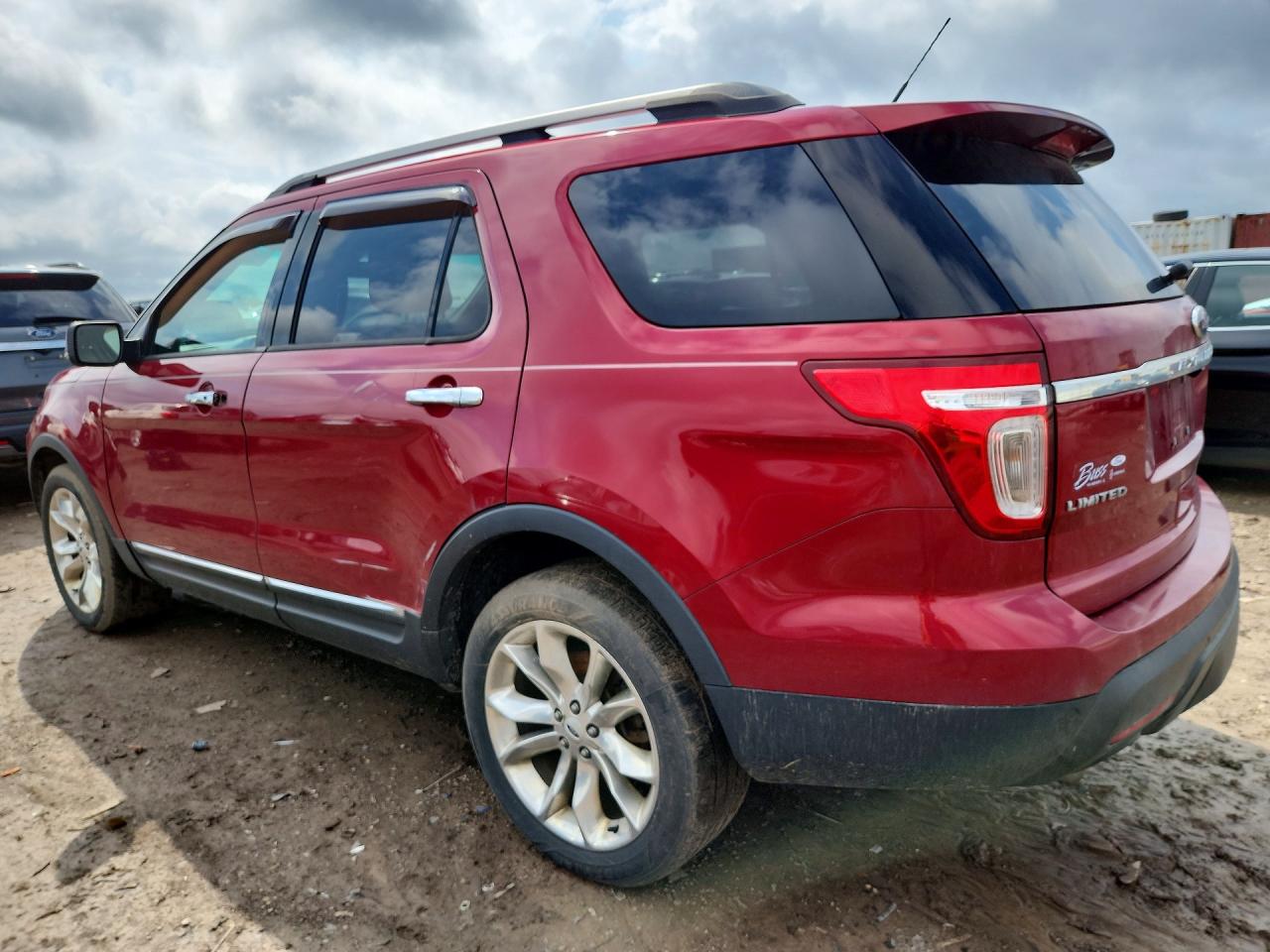 2013 Ford Explorer Limited Red vin: 1FM5K8F85DGA61977