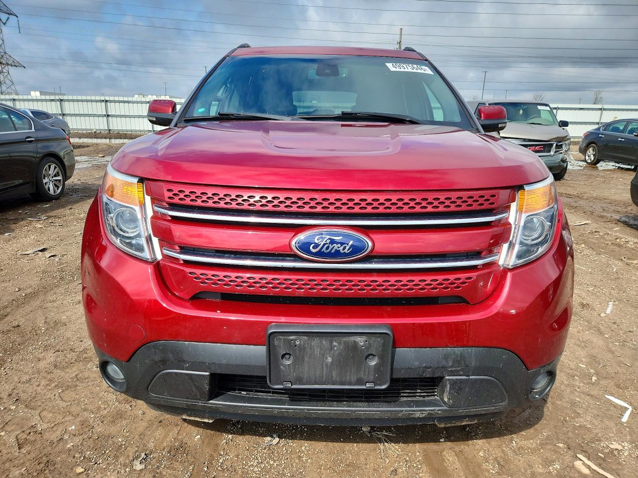 2013 Ford Explorer Limited Red vin: 1FM5K8F85DGA61977