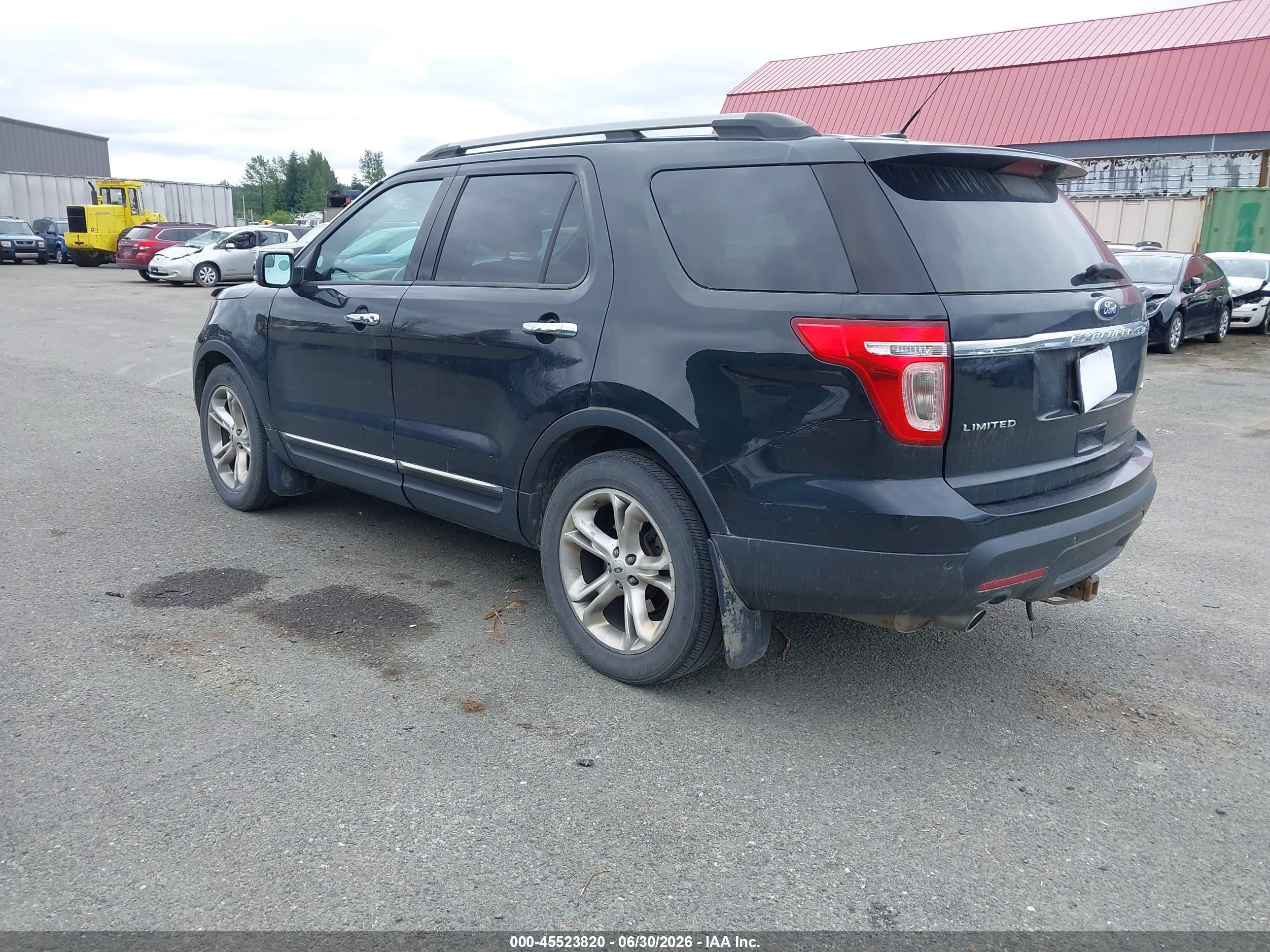 2013 Ford Explorer Limited Black vin: 1FM5K8F85DGA71215