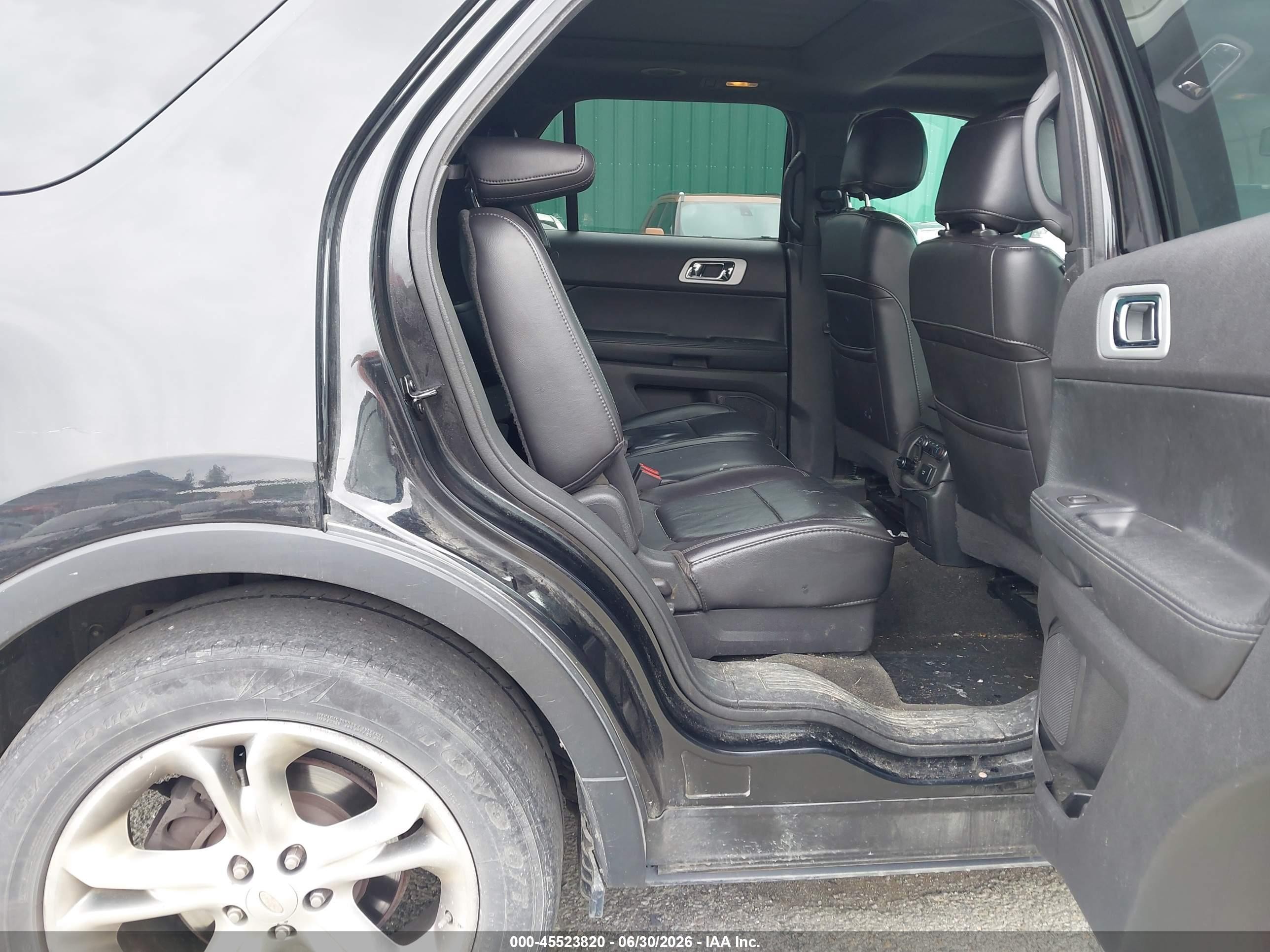 2013 Ford Explorer Limited Black vin: 1FM5K8F85DGA71215