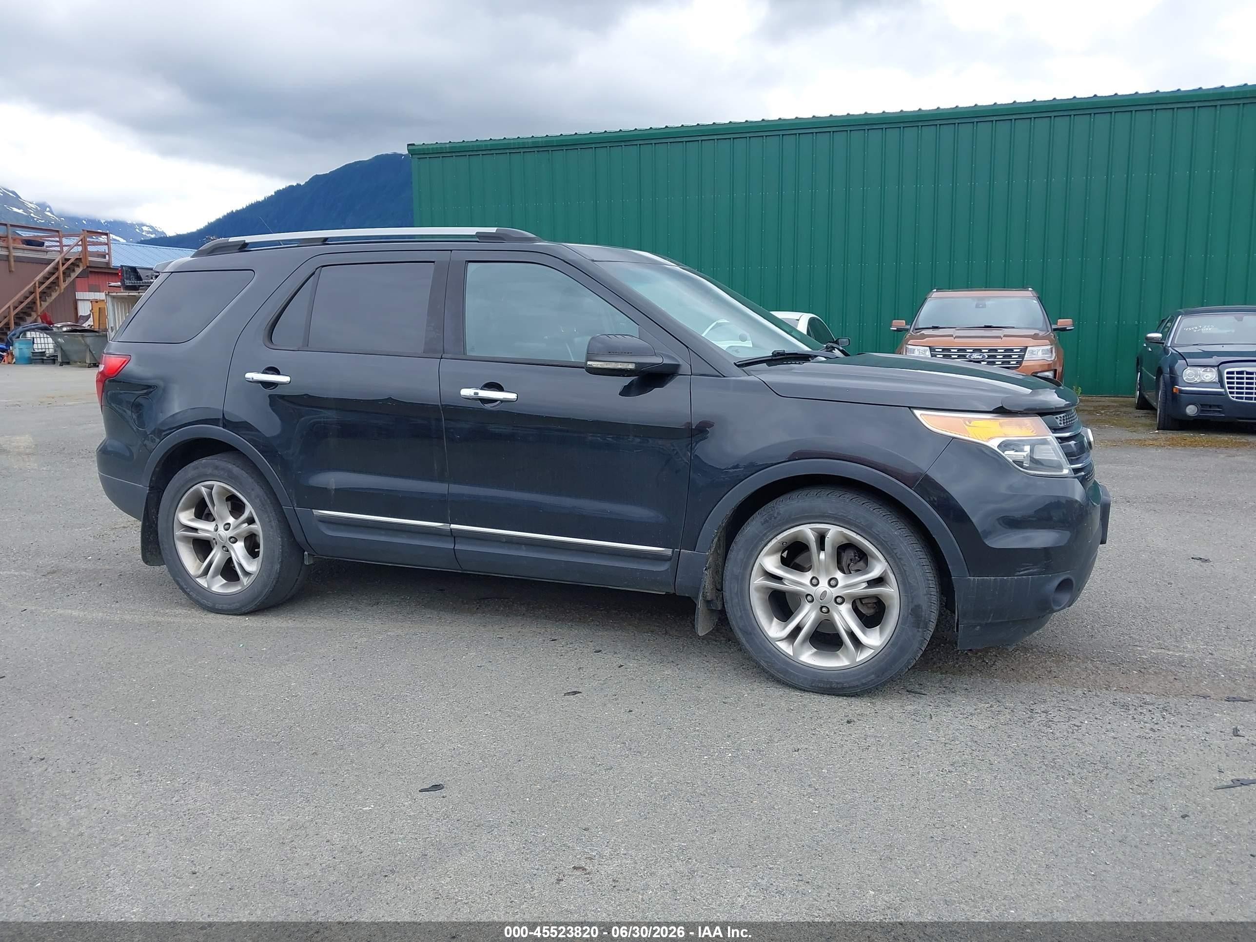 2013 Ford Explorer Limited Black vin: 1FM5K8F85DGA71215