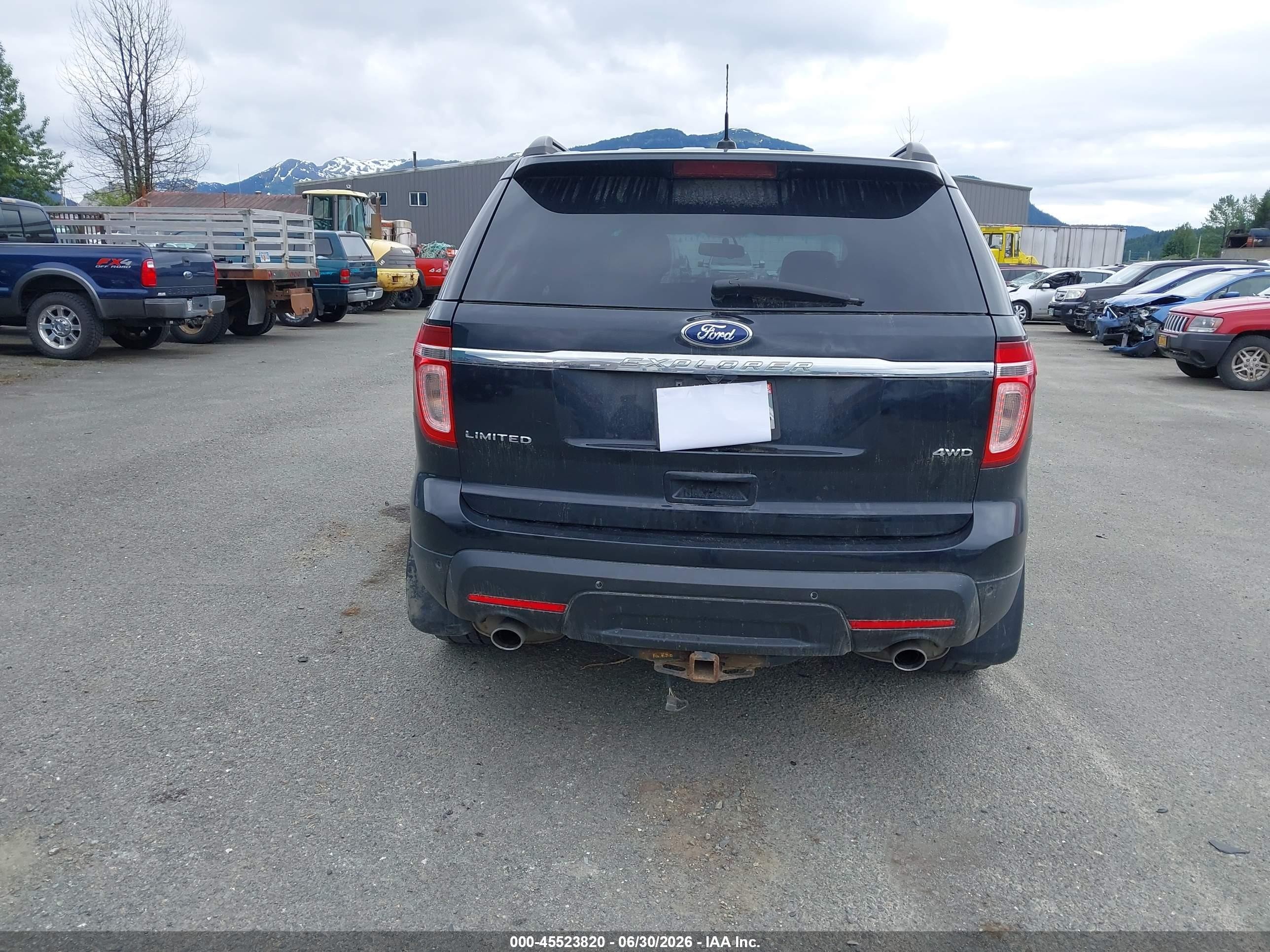 2013 Ford Explorer Limited Black vin: 1FM5K8F85DGA71215