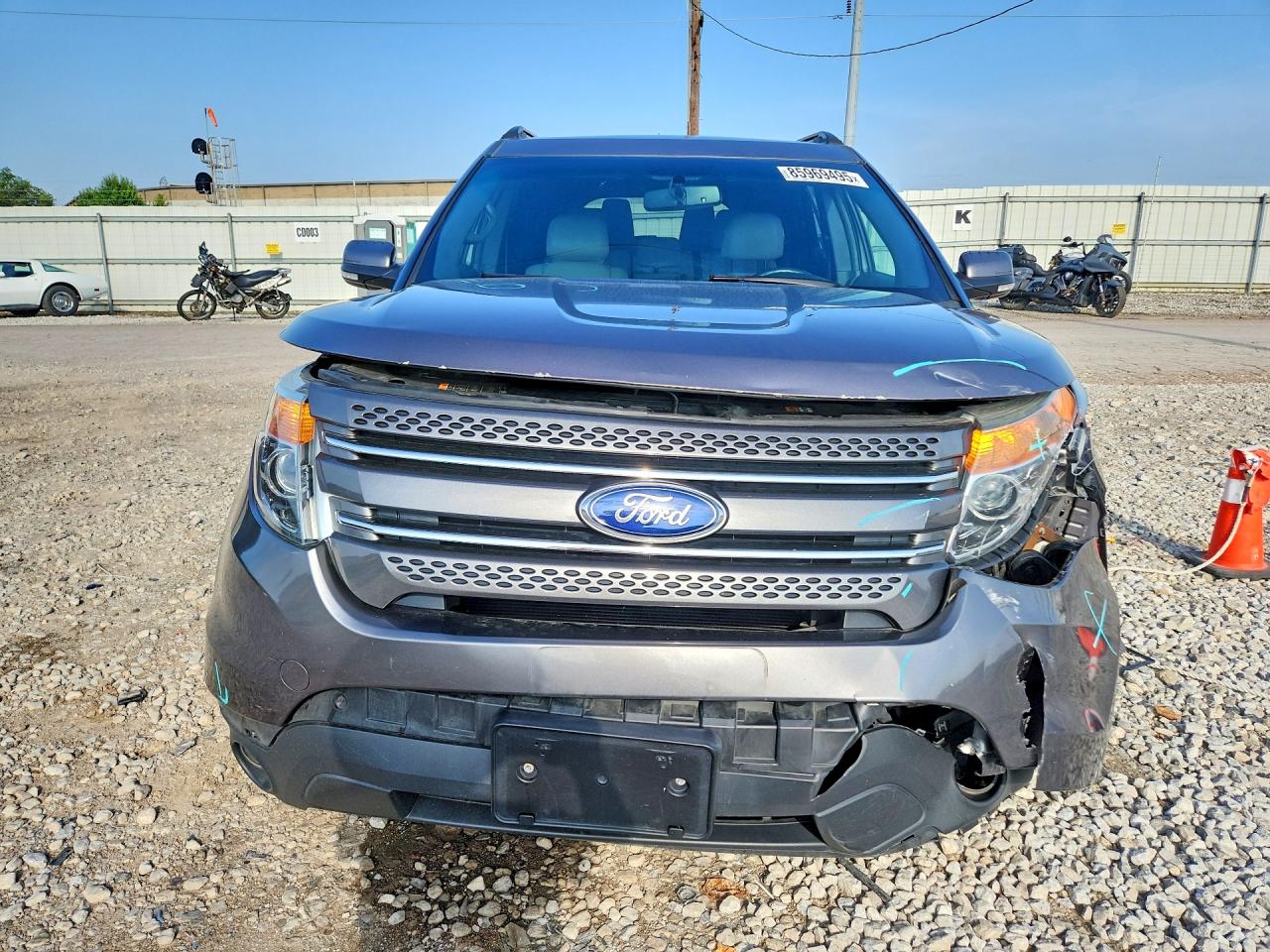 2013 Ford Explorer Limited Gray vin: 1FM5K8F85DGC23834