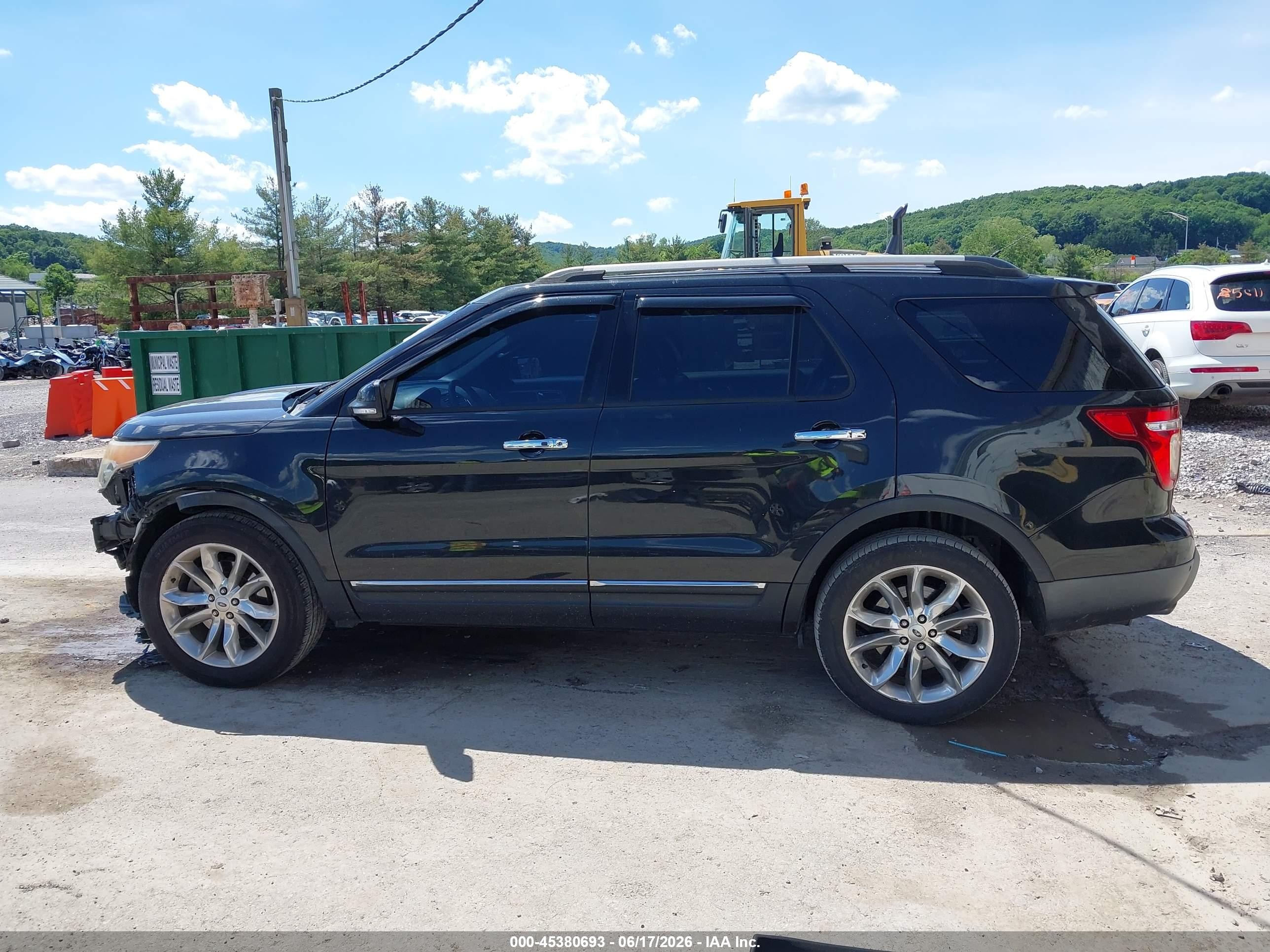 2013 Ford Explorer Limited Black vin: 1FM5K8F85DGC33375