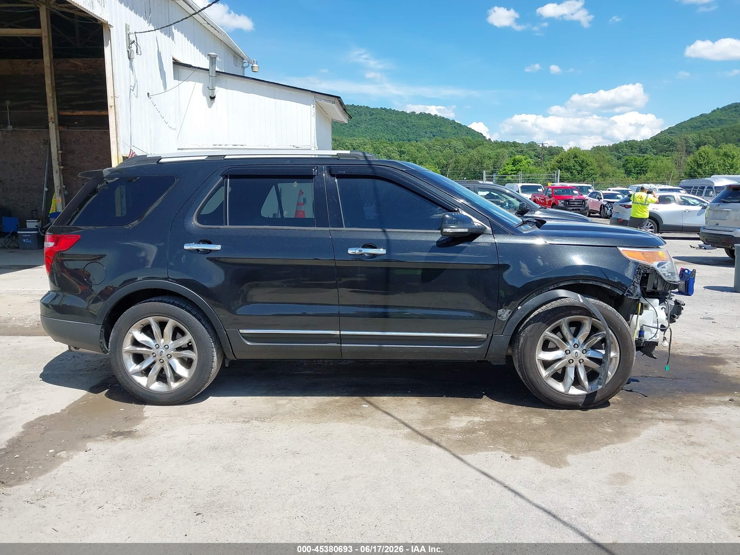 2013 Ford Explorer Limited Black vin: 1FM5K8F85DGC33375