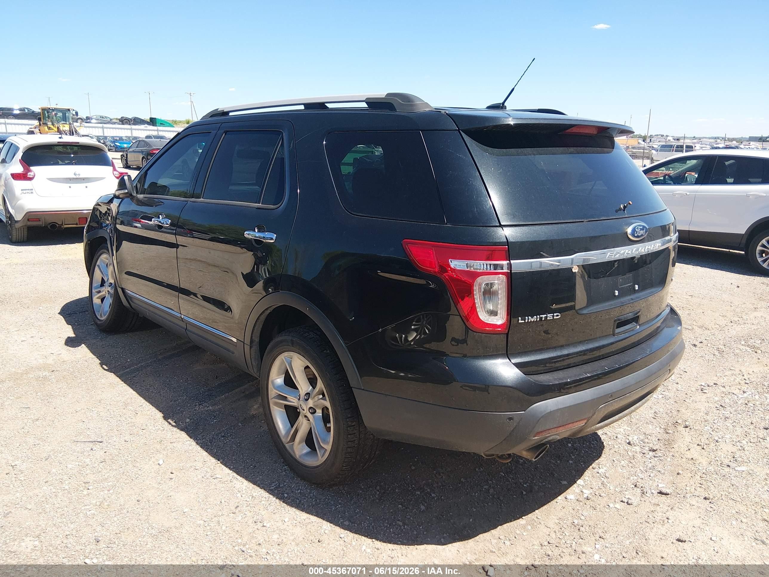 2013 Ford Explorer Limited Black vin: 1FM5K8F85DGC49849
