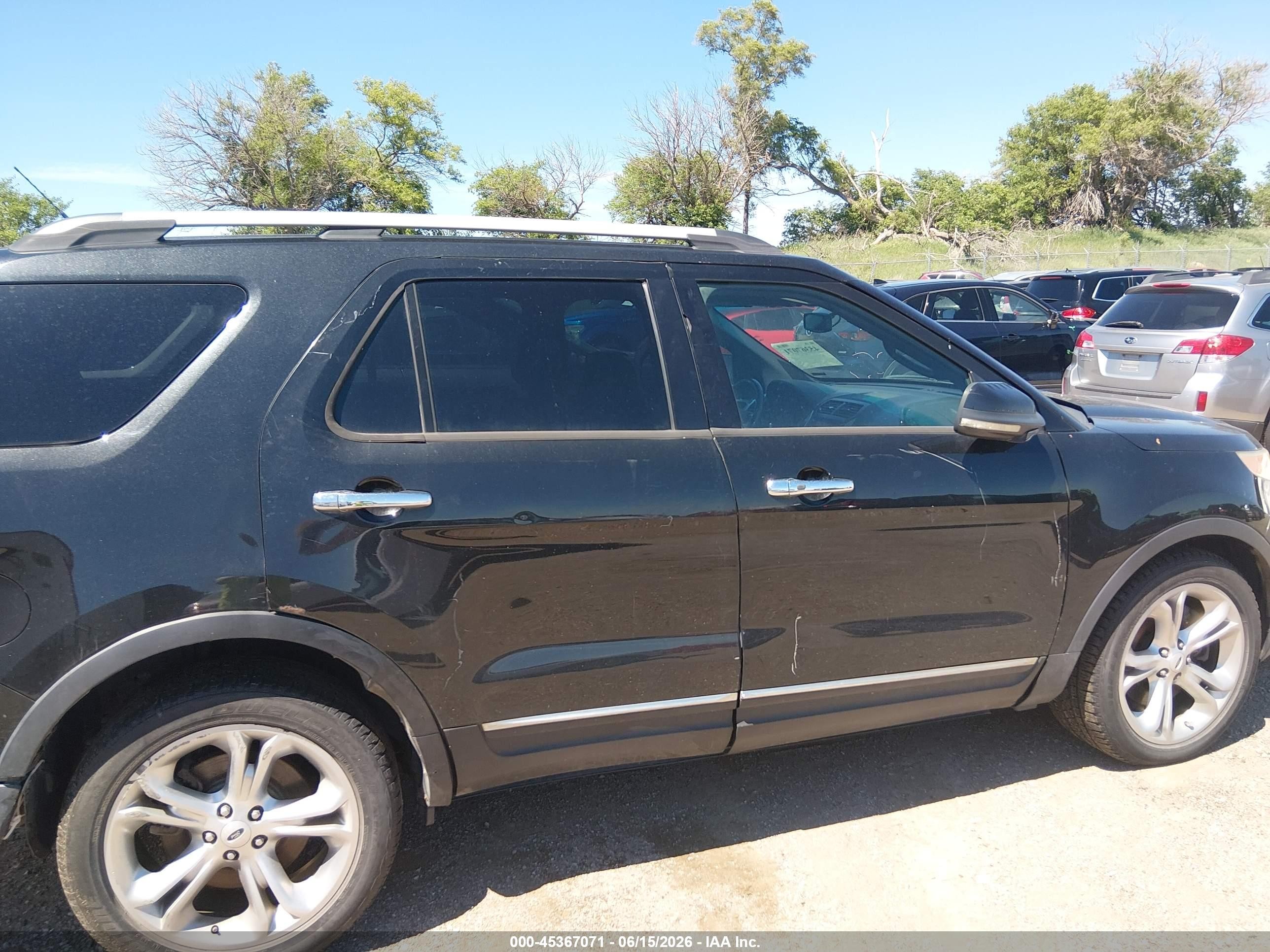 2013 Ford Explorer Limited Black vin: 1FM5K8F85DGC49849