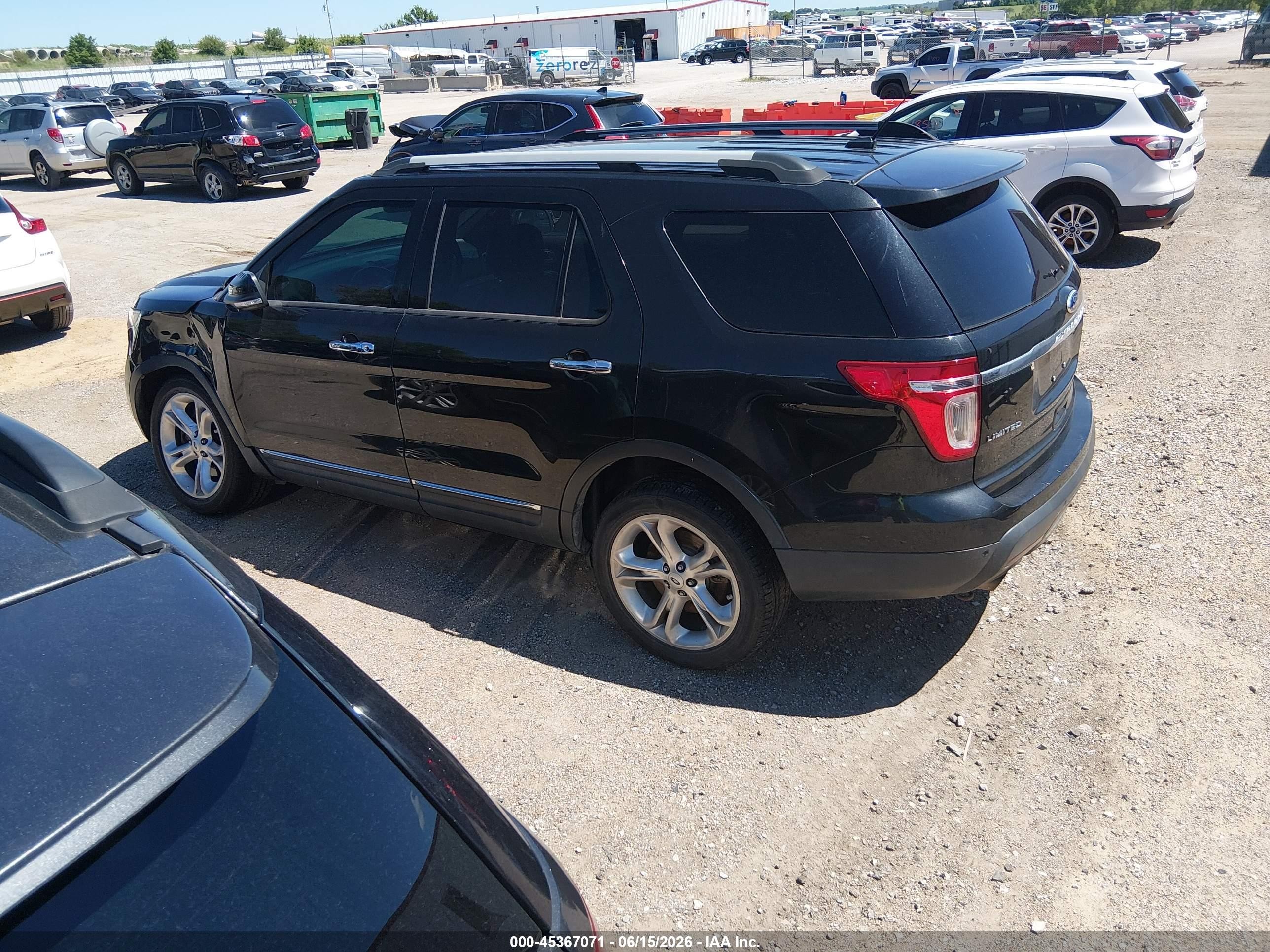 2013 Ford Explorer Limited Black vin: 1FM5K8F85DGC49849
