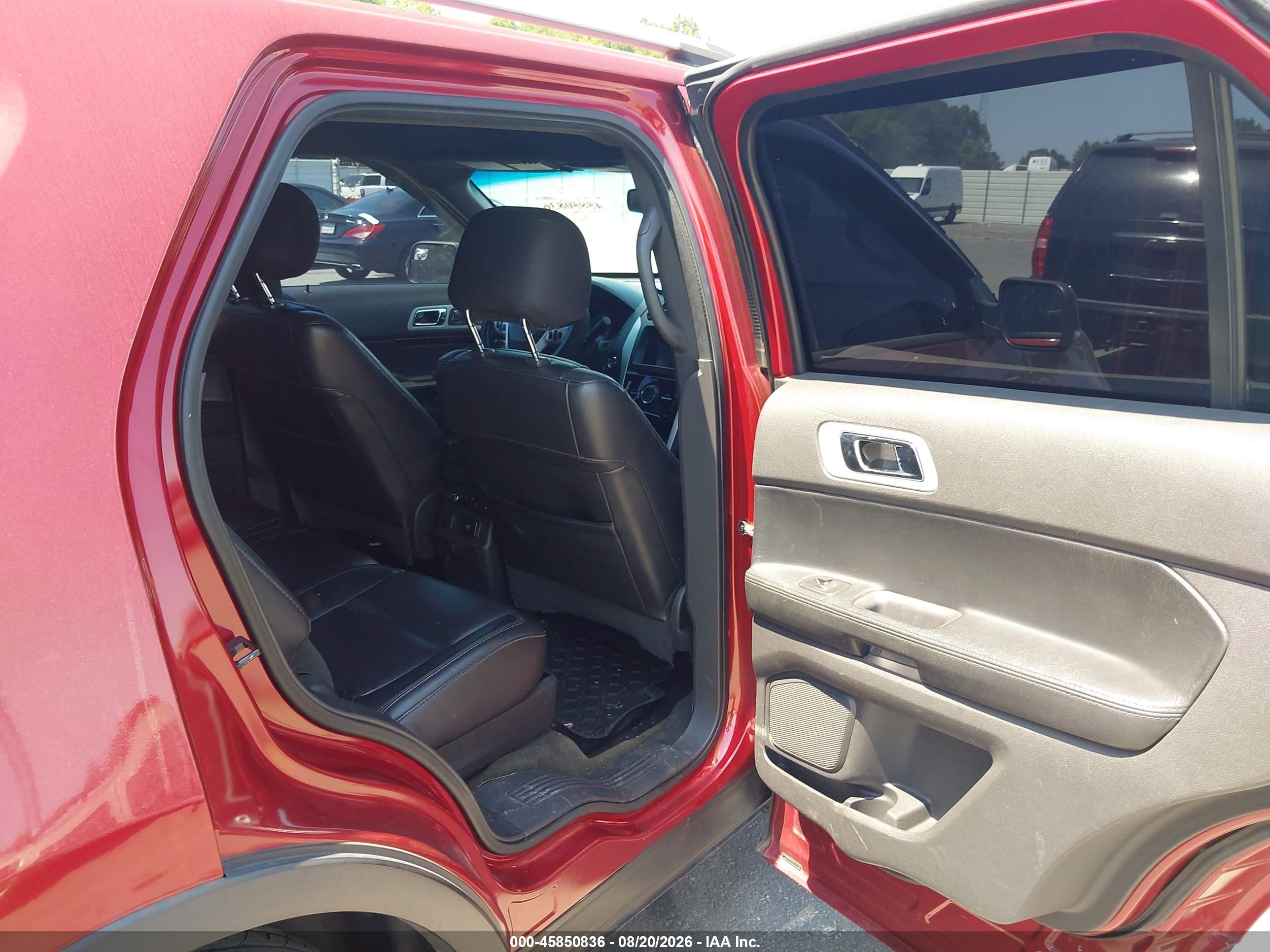 2013 Ford Explorer Limited Red vin: 1FM5K8F85DGC53058