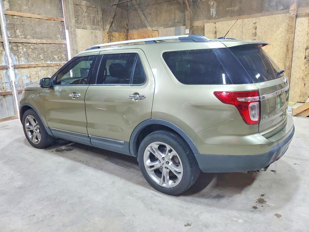 2013 Ford Explorer Limited Green vin: 1FM5K8F85DGC53481