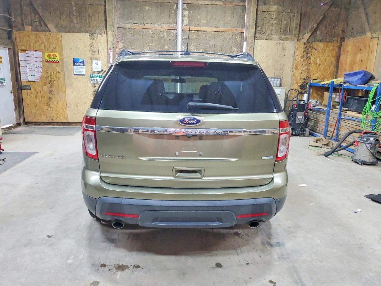 2013 Ford Explorer Limited Green vin: 1FM5K8F85DGC53481