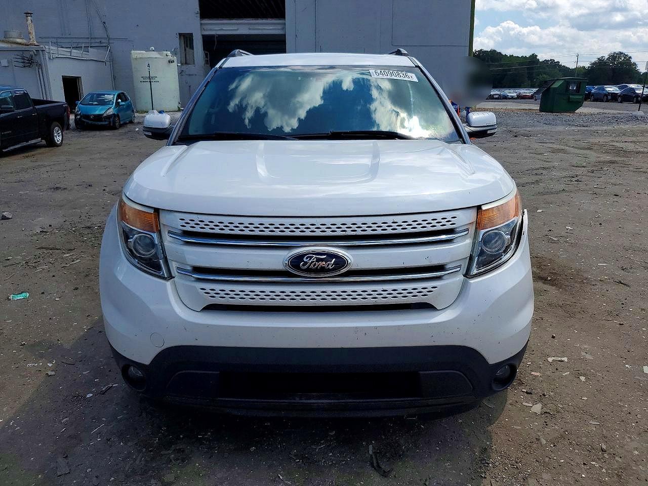 2013 Ford Explorer Limited White vin: 1FM5K8F85DGC76887
