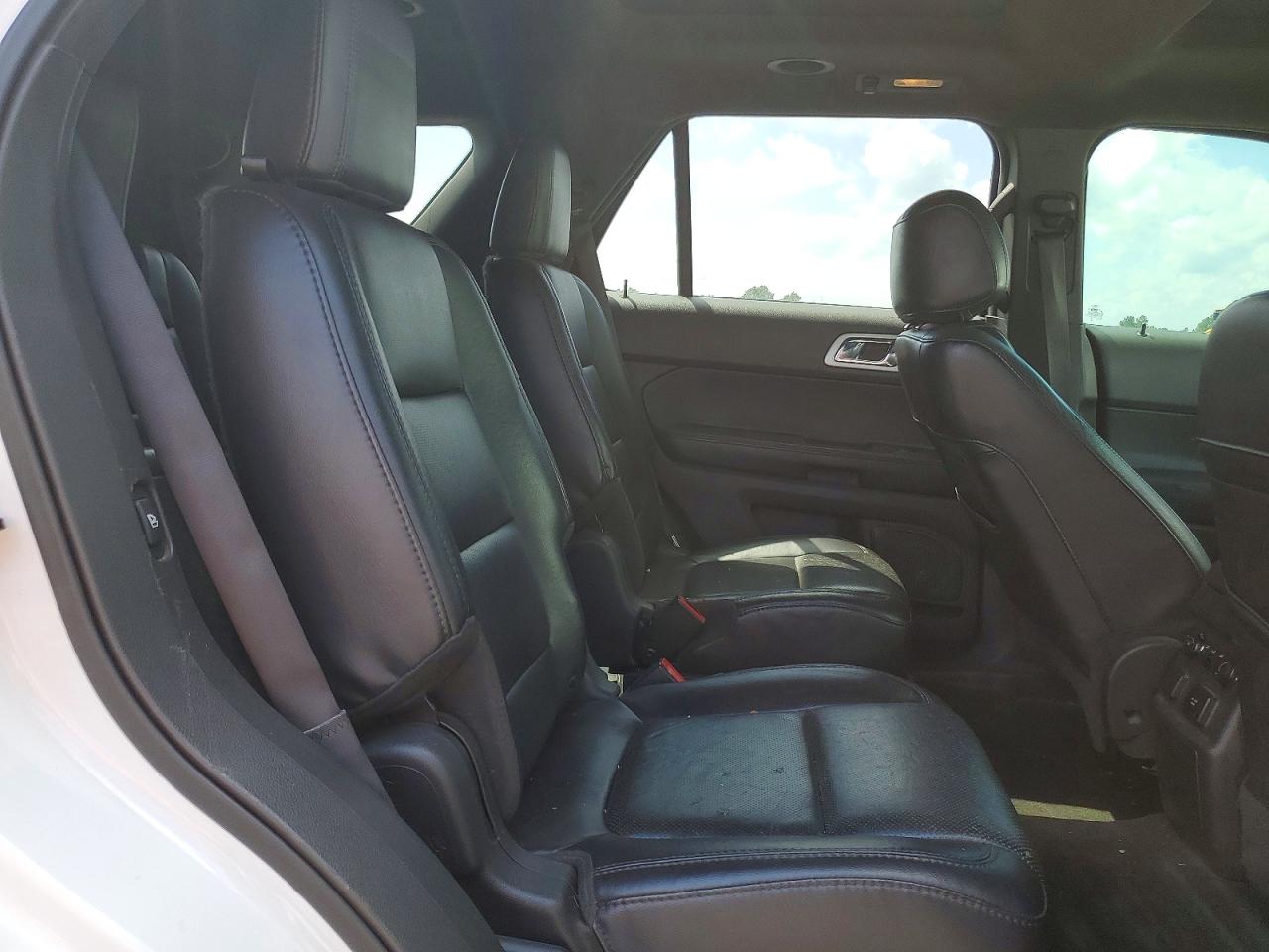 2013 Ford Explorer Limited White vin: 1FM5K8F85DGC76887