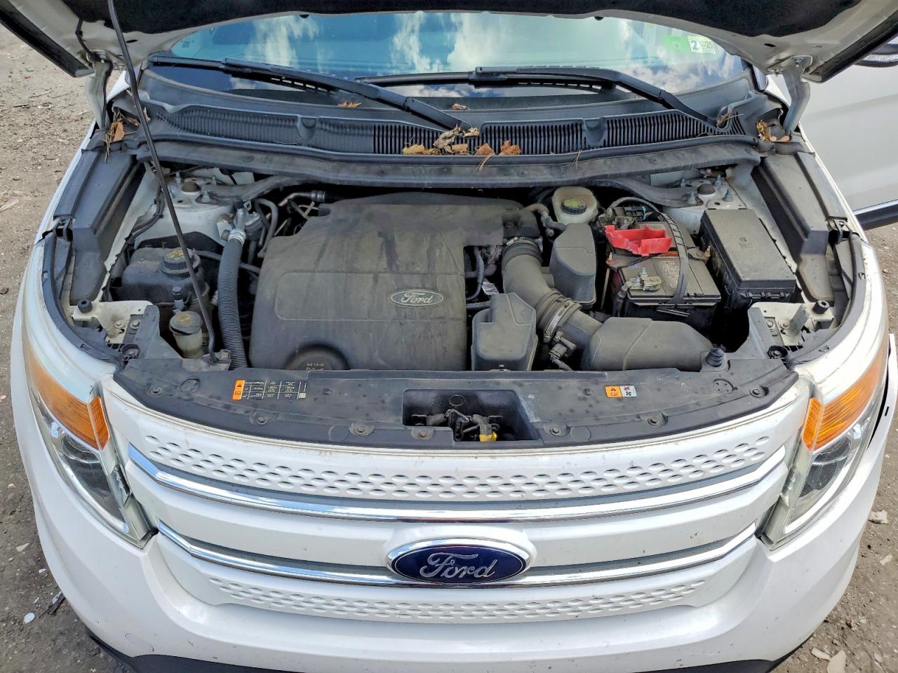 2013 Ford Explorer Limited White vin: 1FM5K8F85DGC76887