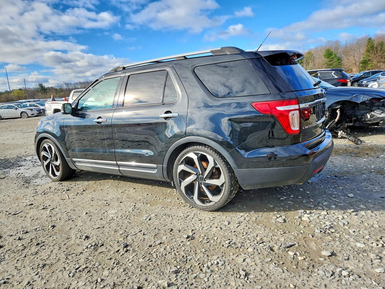 2014 Ford Explorer Limited Black vin: 1FM5K8F85EGA19861