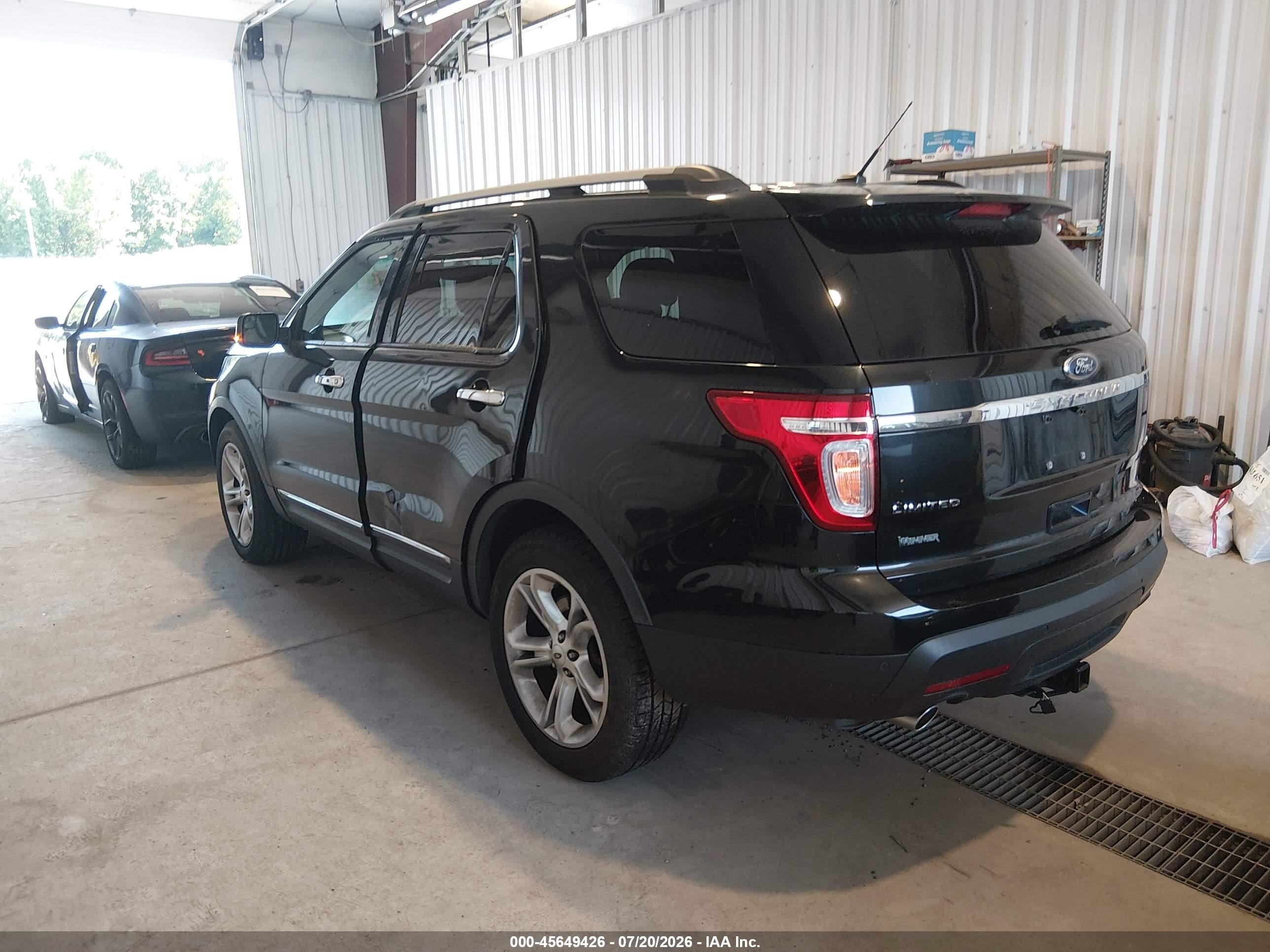 2014 Ford Explorer Limited Black vin: 1FM5K8F85EGA70101