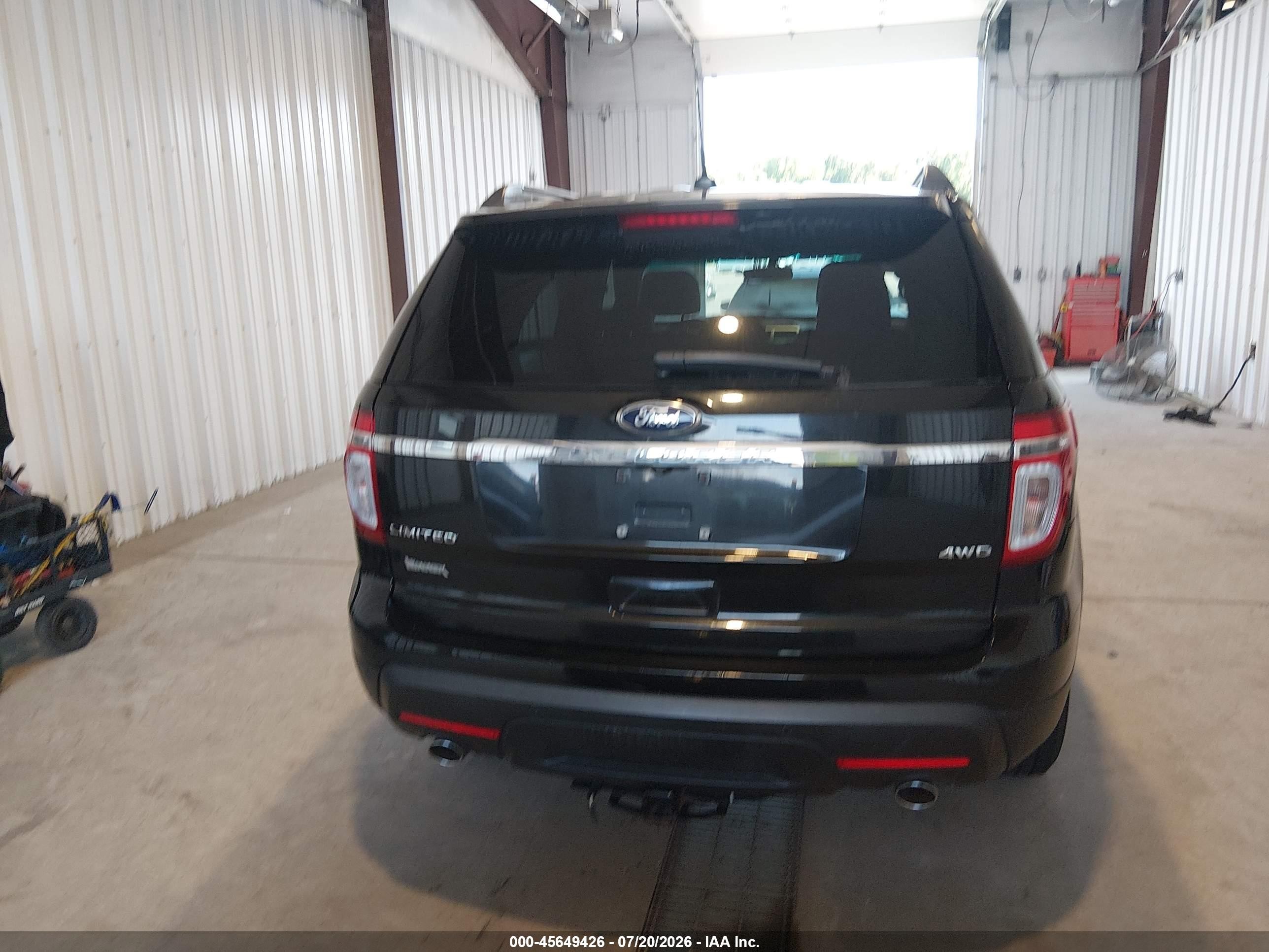 2014 Ford Explorer Limited Black vin: 1FM5K8F85EGA70101