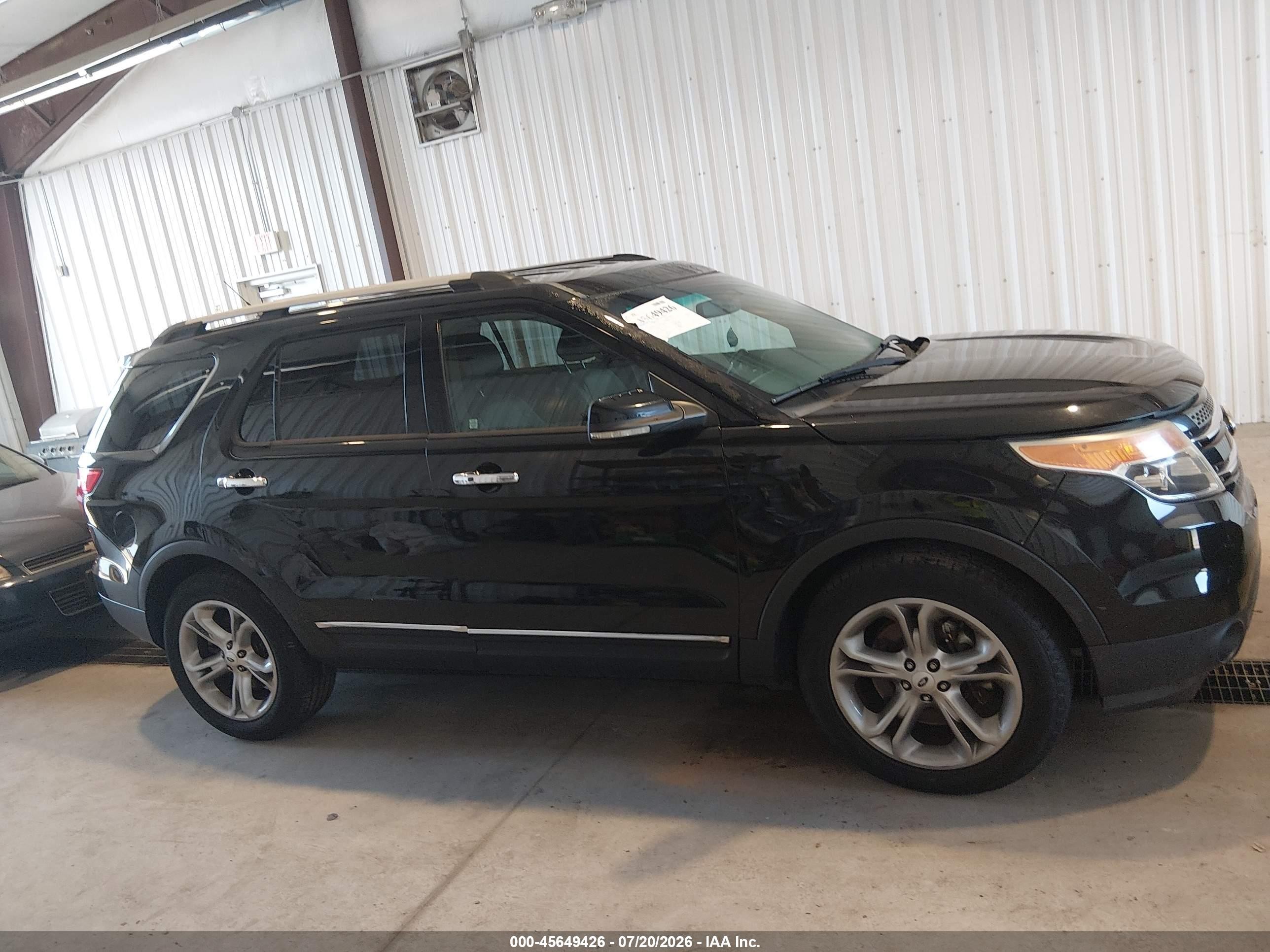 2014 Ford Explorer Limited Black vin: 1FM5K8F85EGA70101