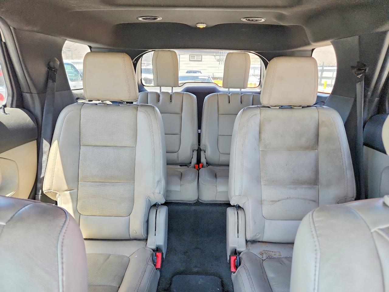 2014 Ford Explorer Limited White vin: 1FM5K8F85EGB68092