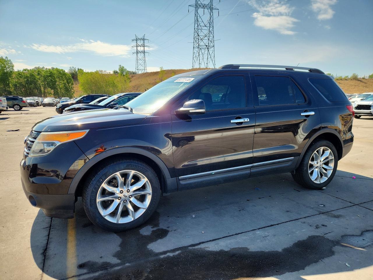 2014 Ford Explorer Limited Коричневый vin: 1FM5K8F85EGC05237