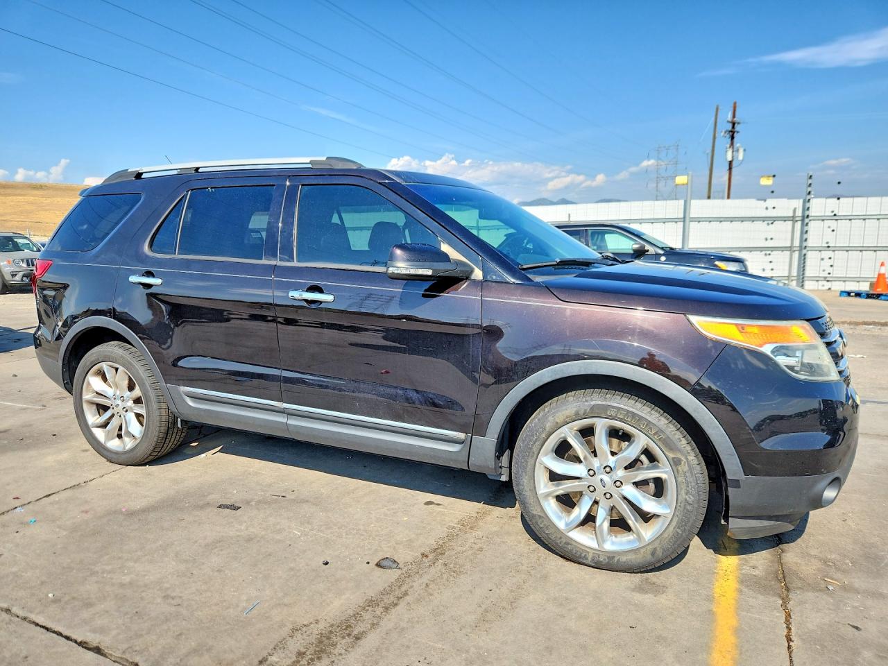 2014 Ford Explorer Limited Коричневый vin: 1FM5K8F85EGC05237
