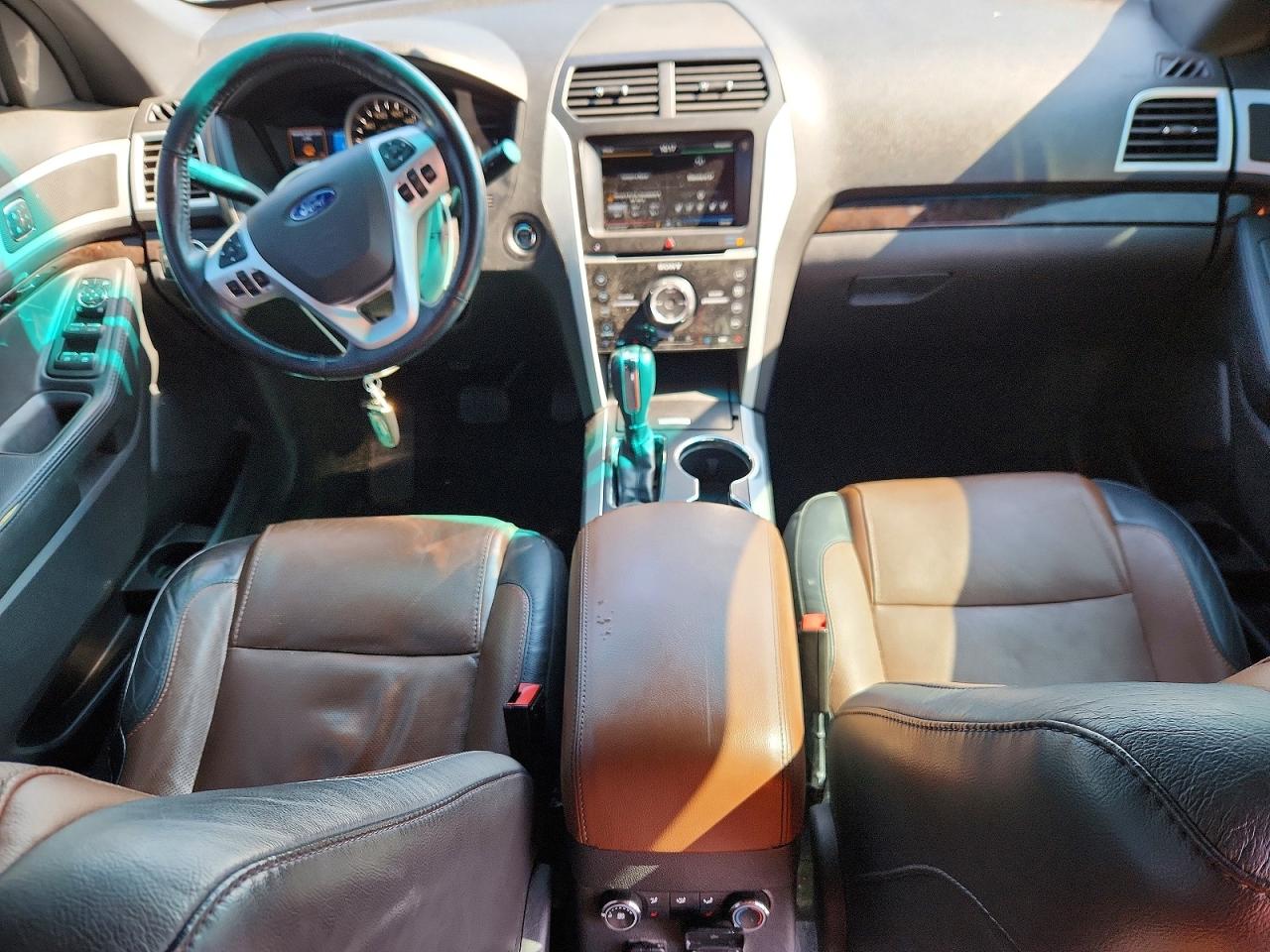 2014 Ford Explorer Limited Коричневый vin: 1FM5K8F85EGC05237