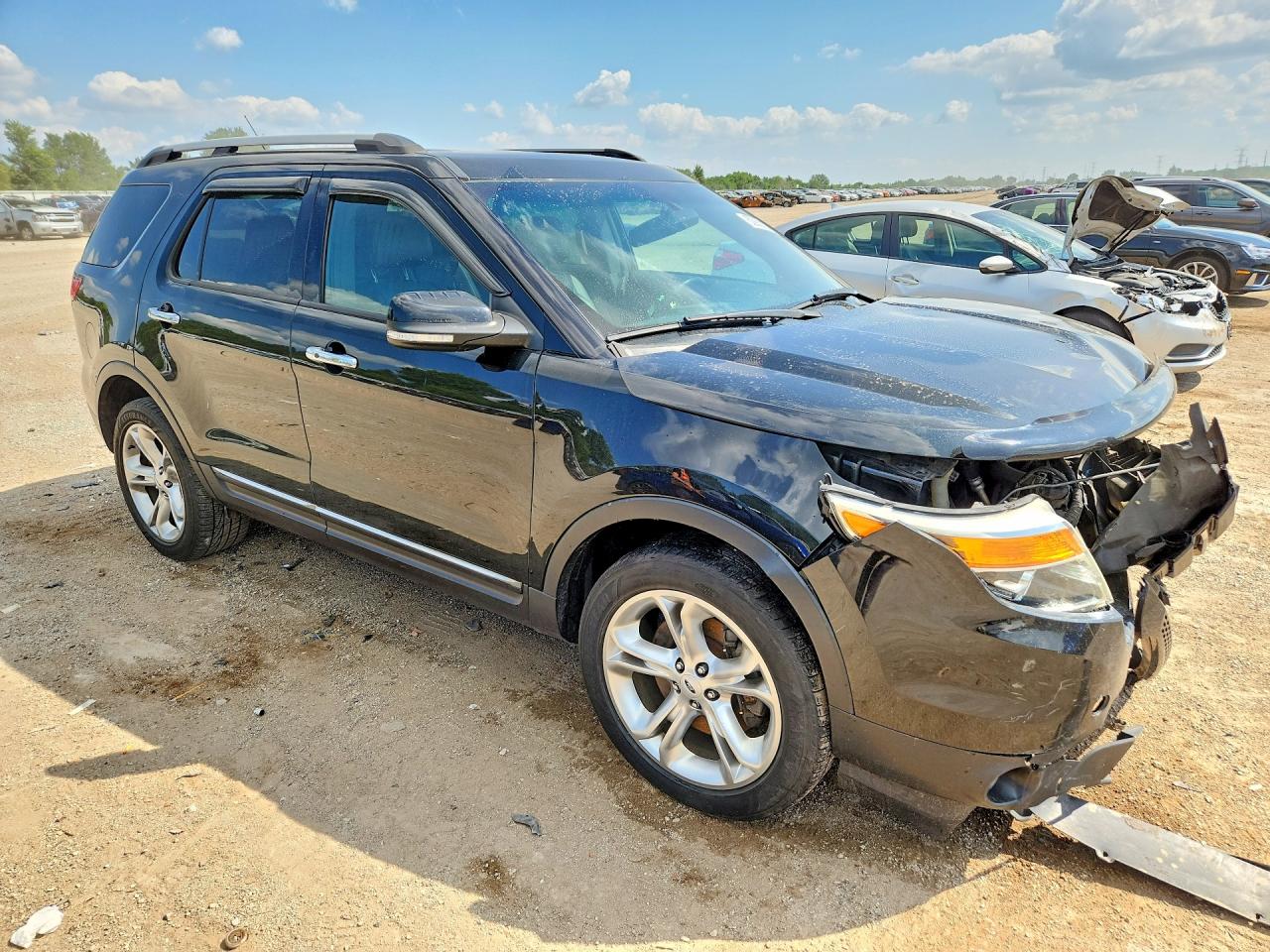 2014 Ford Explorer Limited Black vin: 1FM5K8F85EGC05786