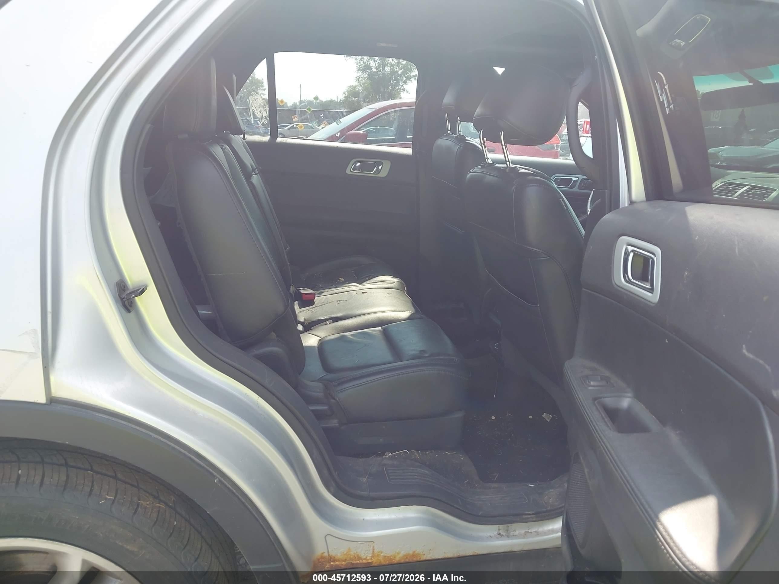 2014 Ford Explorer Limited Silver vin: 1FM5K8F85EGC37007