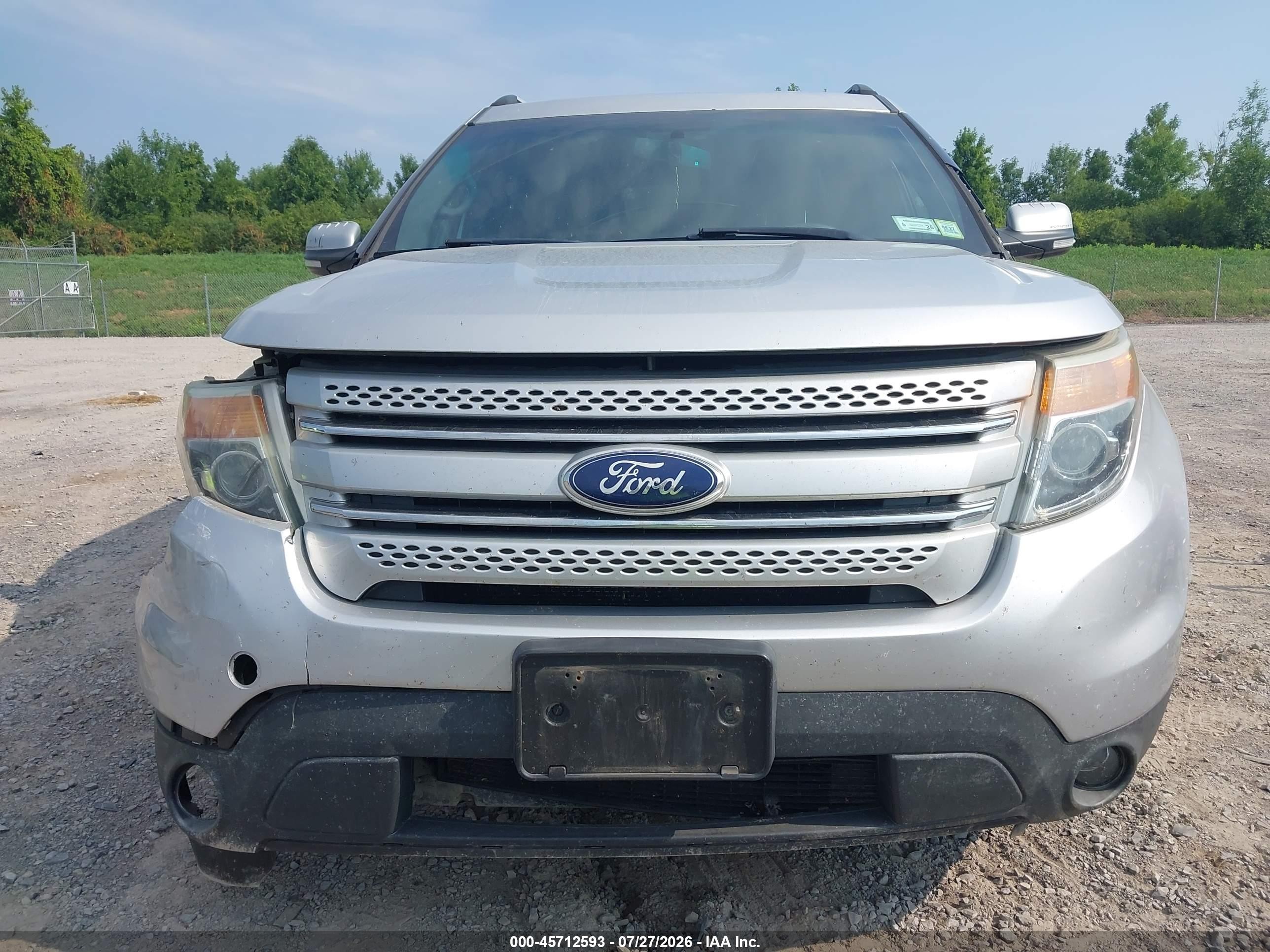 2014 Ford Explorer Limited Silver vin: 1FM5K8F85EGC37007
