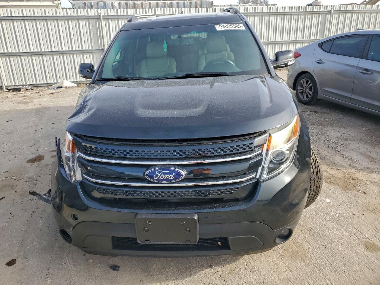 2014 Ford Explorer Limited Green vin: 1FM5K8F85EGC47519
