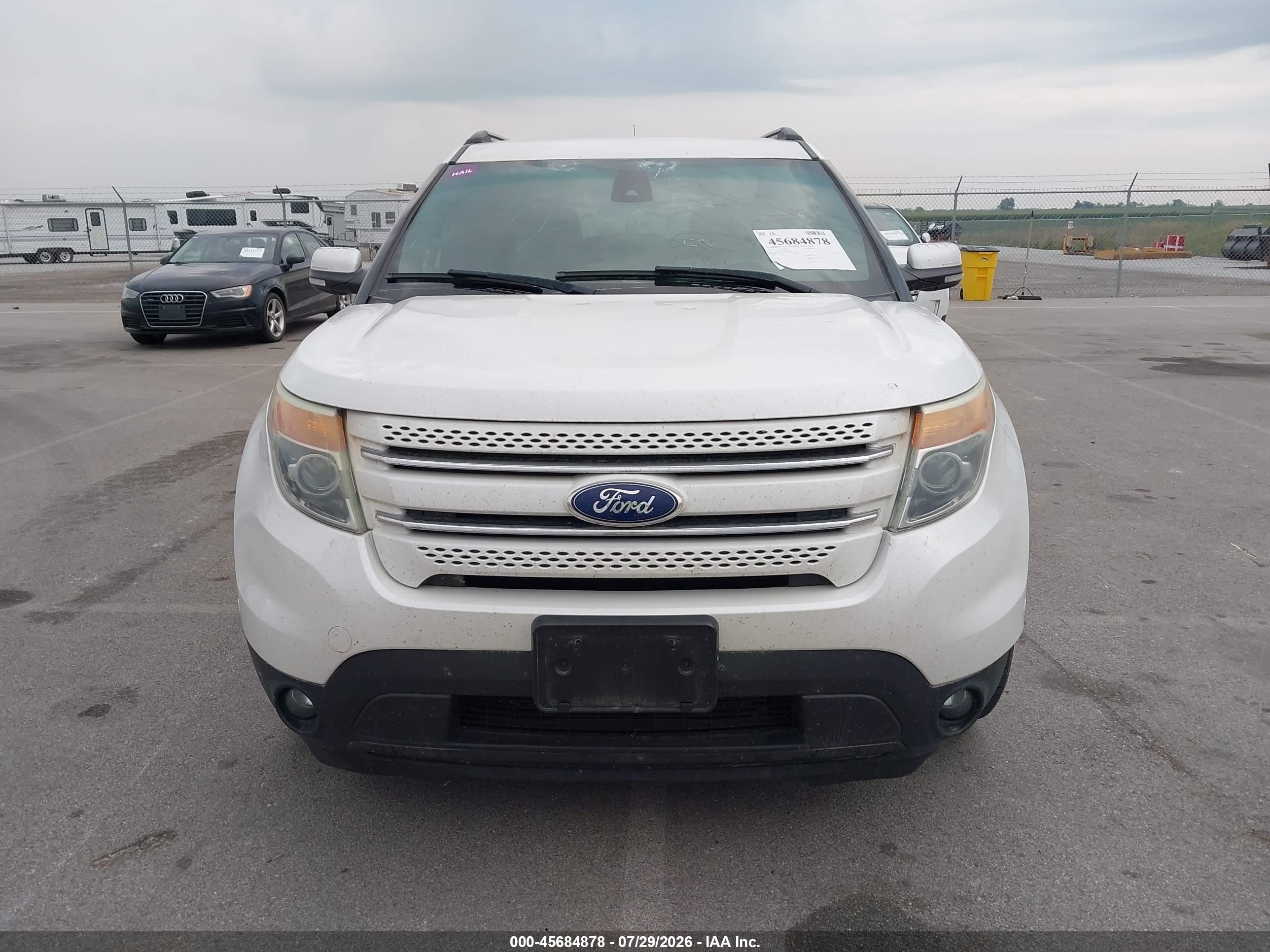 2015 Ford Explorer Limited White vin: 1FM5K8F85FGA19652