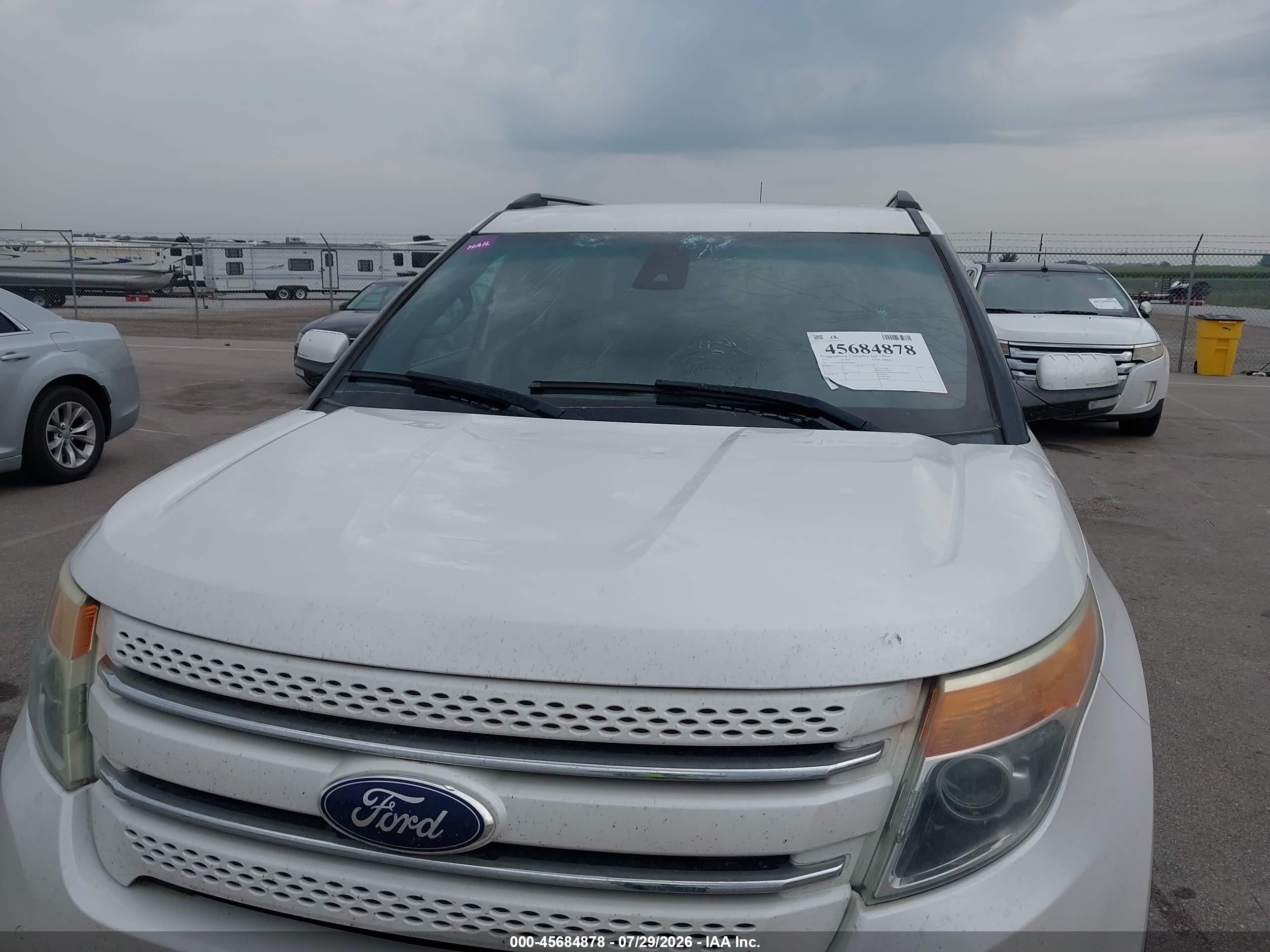 2015 Ford Explorer Limited White vin: 1FM5K8F85FGA19652